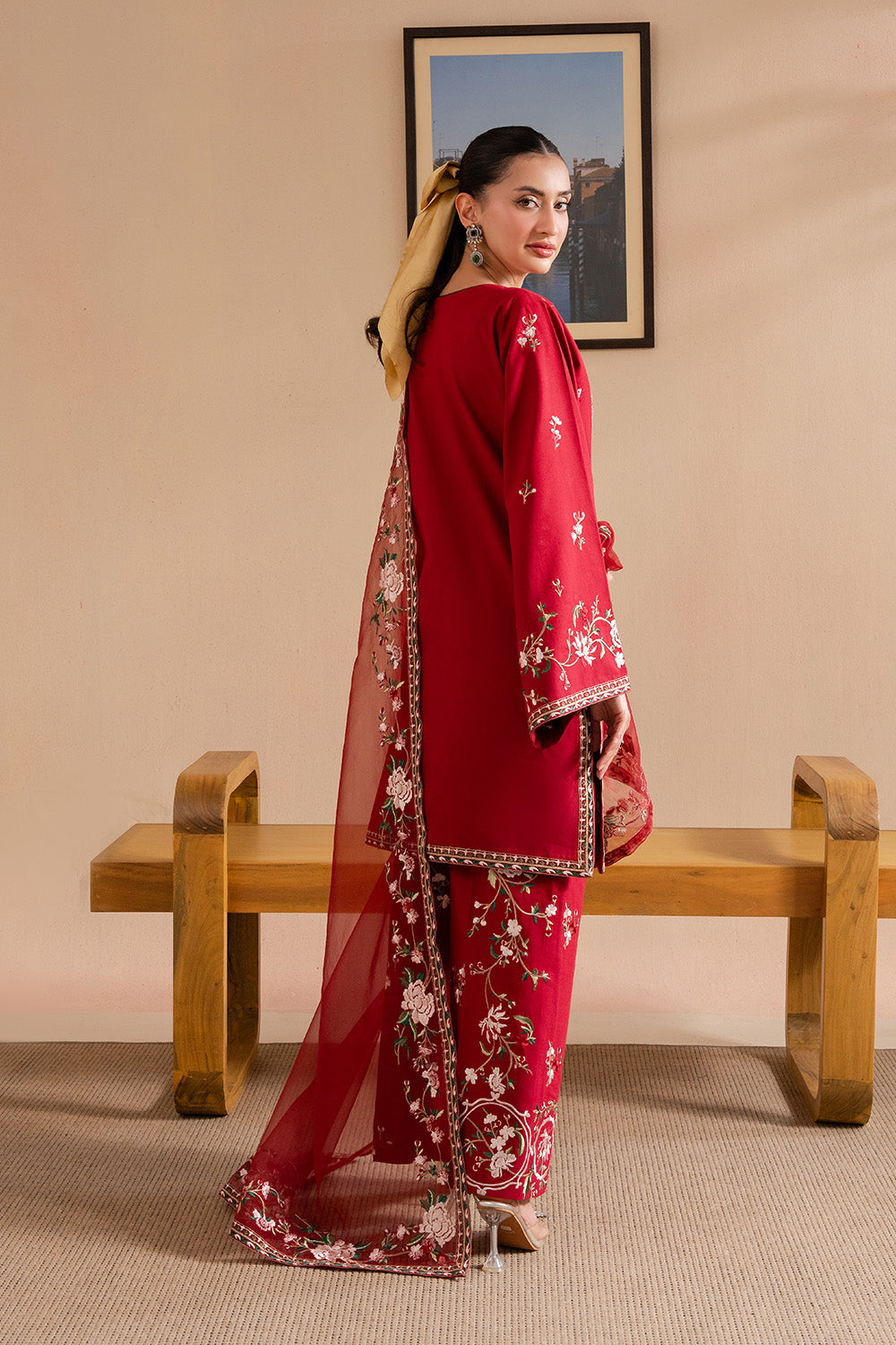 Maryum N Maria | Belle Pret | SENNA - MS50238 M Red Organza