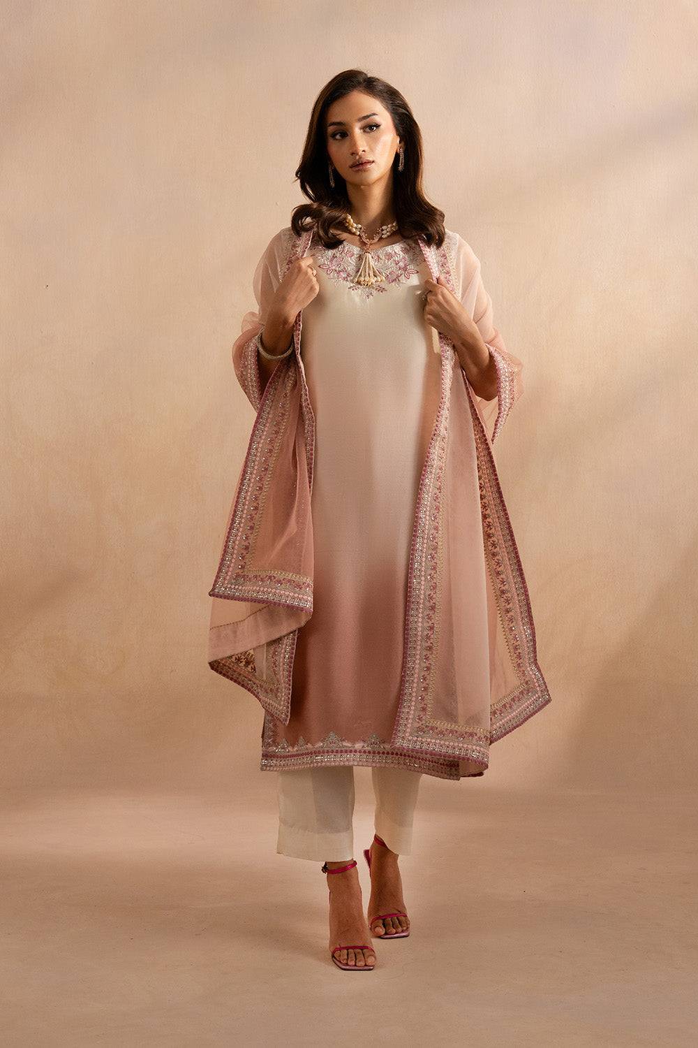 Maryum N Maria | Dhahab 25 | AURA - MS50261 - Pakistani Designer Dress - by Maryam N Maria | Type: Ladies Clothes - 100% Original at Saira Sultan