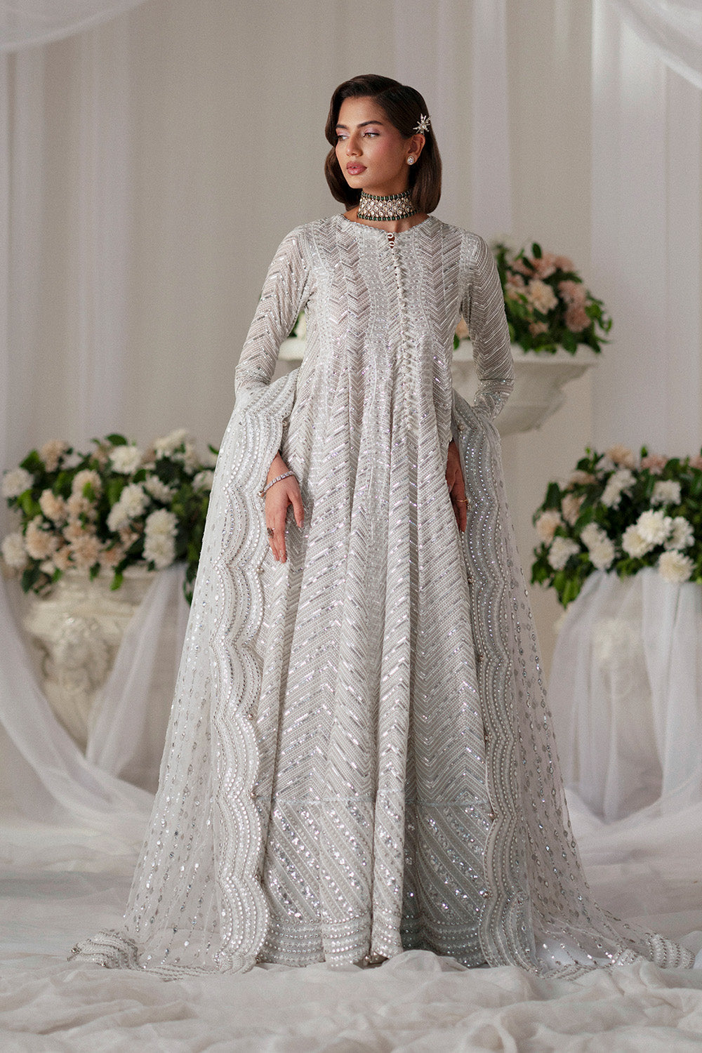 Maryum N Maria | Musawir Formals | OSHA - MS50386 - Pakistani Designer Dress - by Maryum N Maria - Type : Ladies Clothes - 100% Original at Saira Sultan