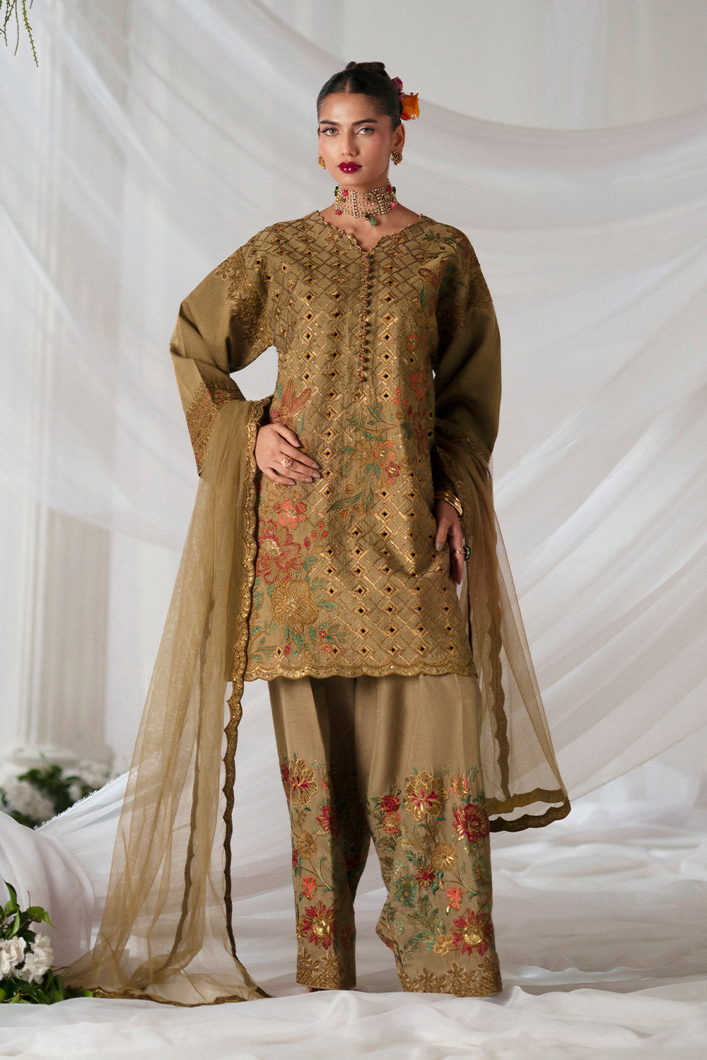 Maryum N Maria | Musawir Formals | MICAH - MS50388 - Pakistani Designer Dress - by Maryum N Maria - Type : Ladies Clothes - 100% Original at Saira Sultan