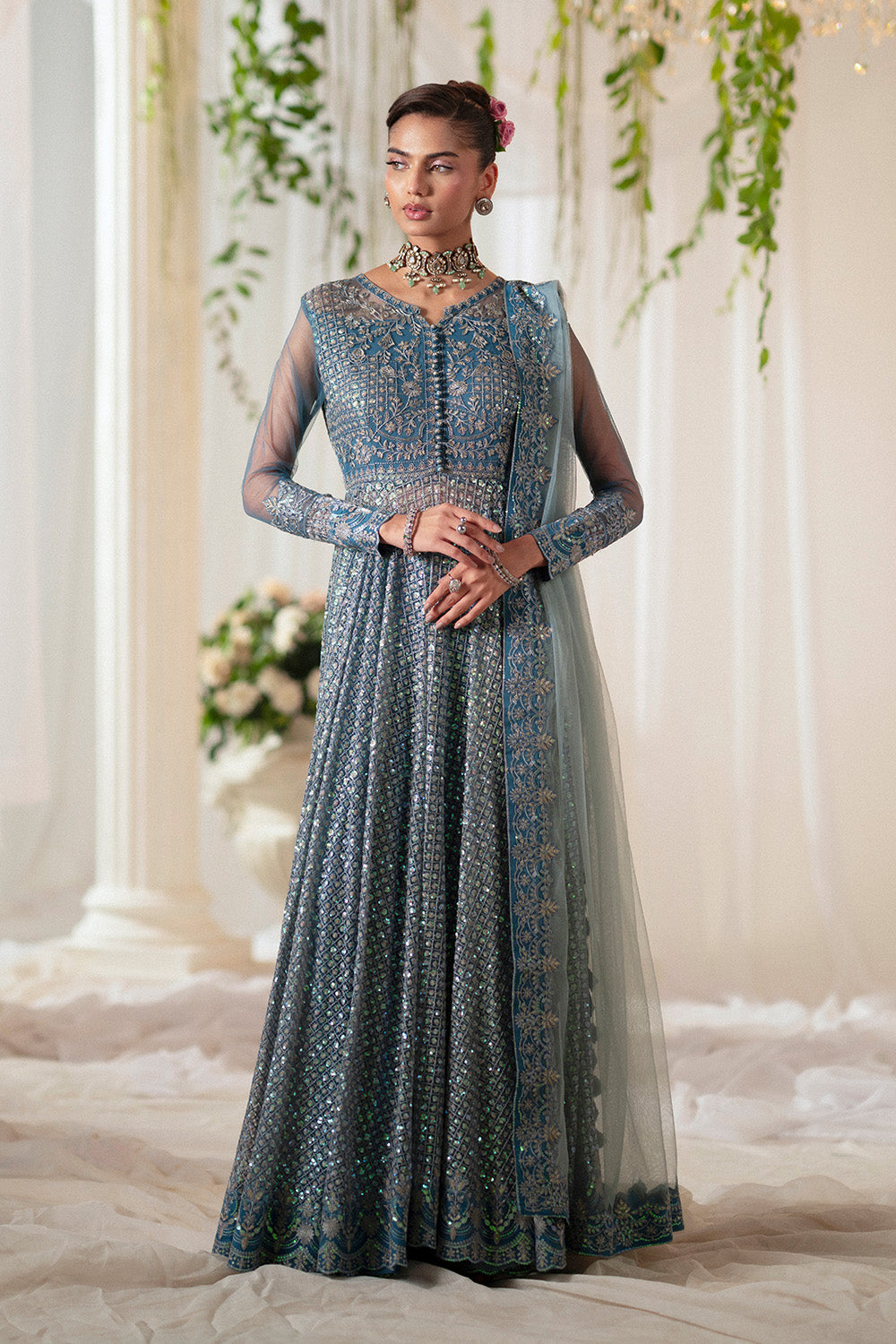 Maryum N Maria | Musawir Formals | HALAA - MS50390 - Pakistani Designer Dress - by Maryum N Maria - Type : Ladies Clothes - 100% Original at Saira Sultan