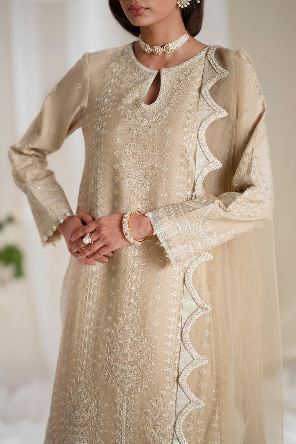 Maryum N Maria | Musawir Formals | NILI - MS50397 - Pakistani Designer Dress - by Maryum N Maria - Type : Ladies Clothes - 100% Original at Saira Sultan