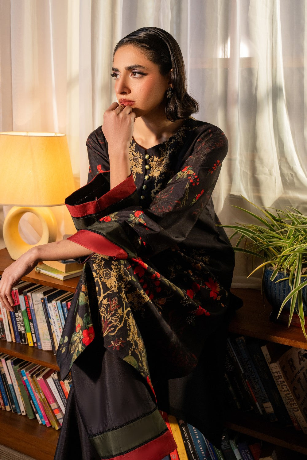 Maryum N Maria | Aurora Collection | AYTAN - MS50498 L Black Crepe