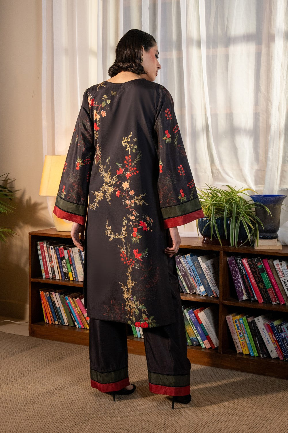 Maryum N Maria | Aurora Collection | AYTAN - MS50498 S Black Crepe