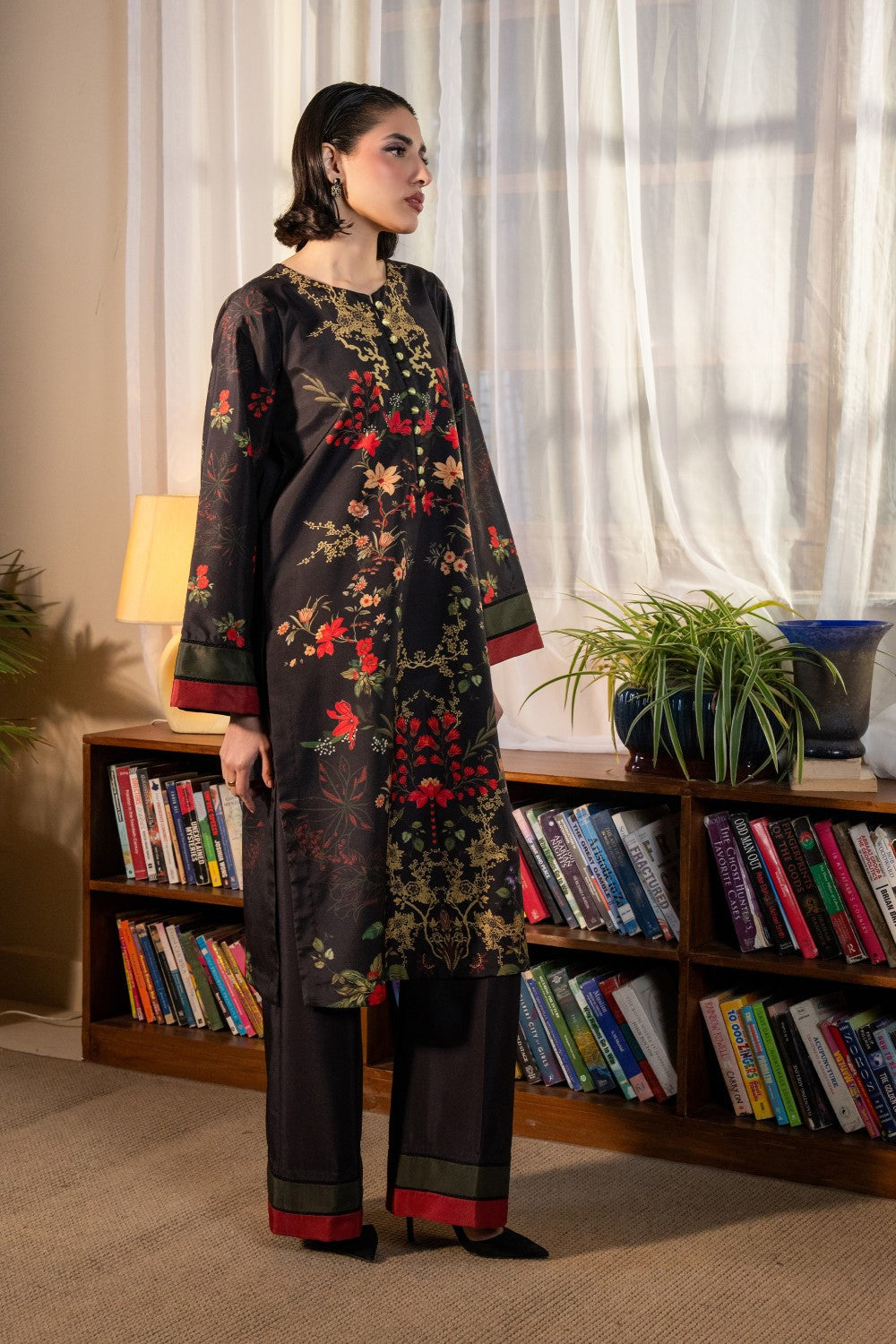 Maryum N Maria | Aurora Collection | AYTAN - MS50498 M Black Crepe