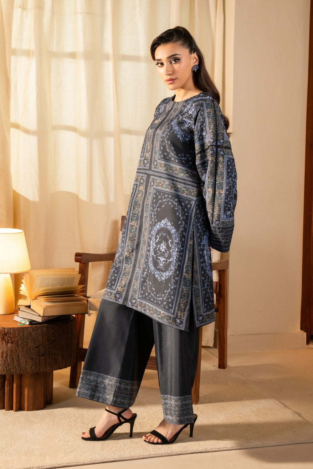 Maryum N Maria | Aurora Collection | ARMANI - MS50500 S Black Crepe