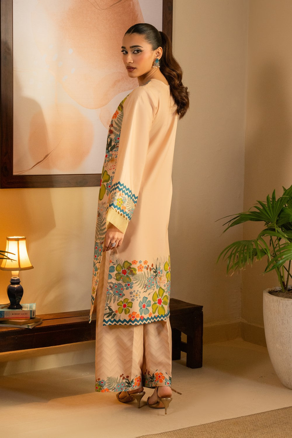 Maryum N Maria | Aurora Collection | CYRA - MS50501 M Pale Peach Crepe