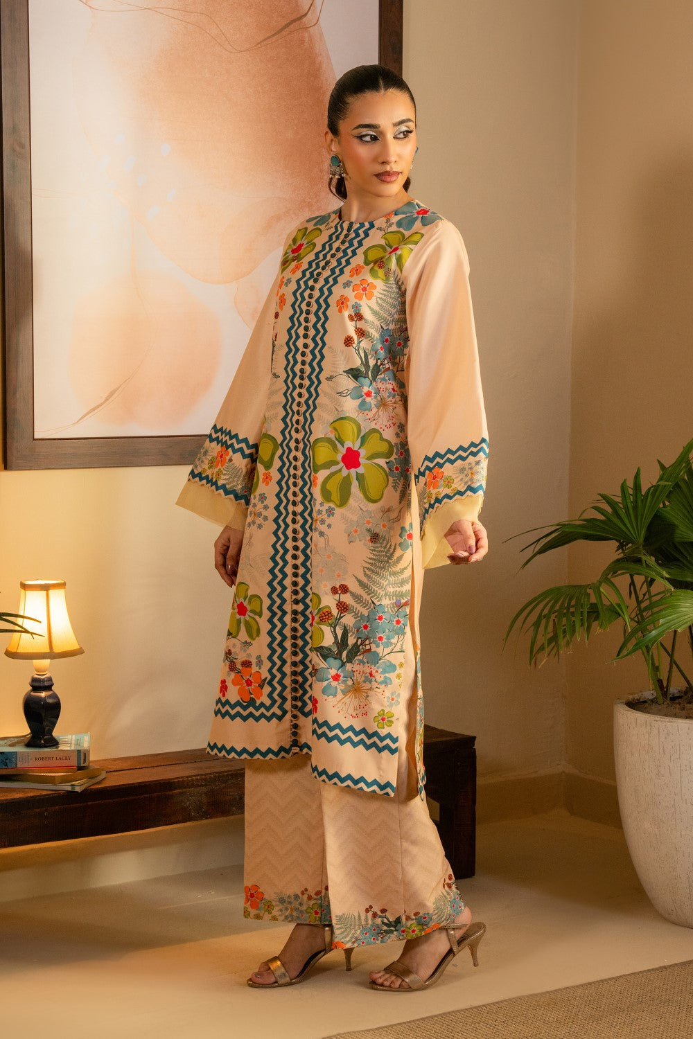 Maryum N Maria | Aurora Collection | CYRA - MS50501 XS Pale Peach Crepe