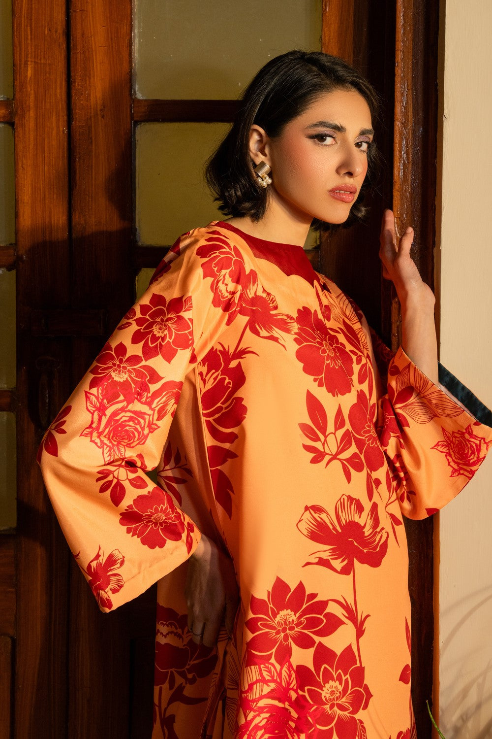 Maryum N Maria | Aurora Collection | VYARAH - MS50509 L Peach Crepe