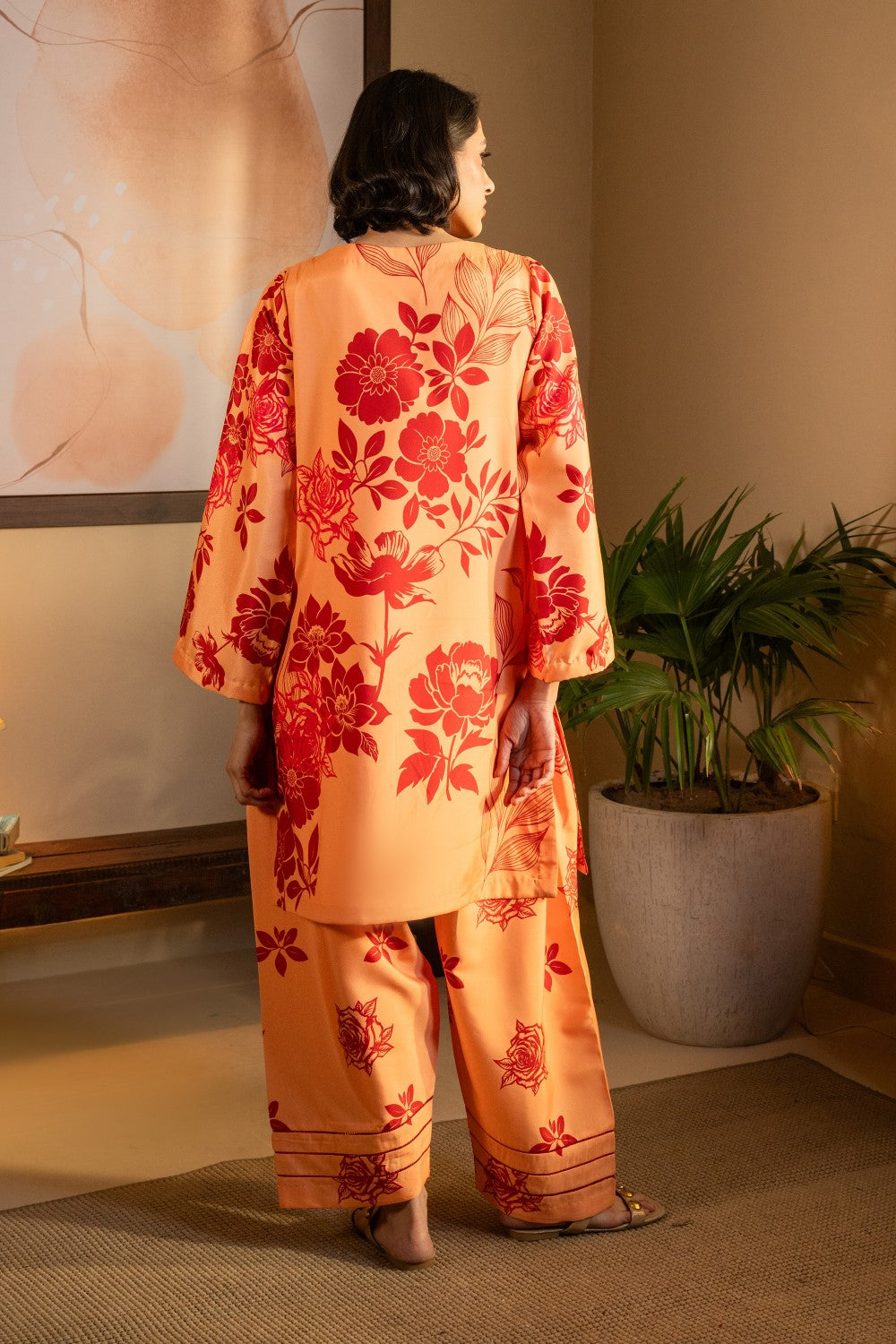 Maryum N Maria | Aurora Collection | VYARAH - MS50509 S Peach Crepe