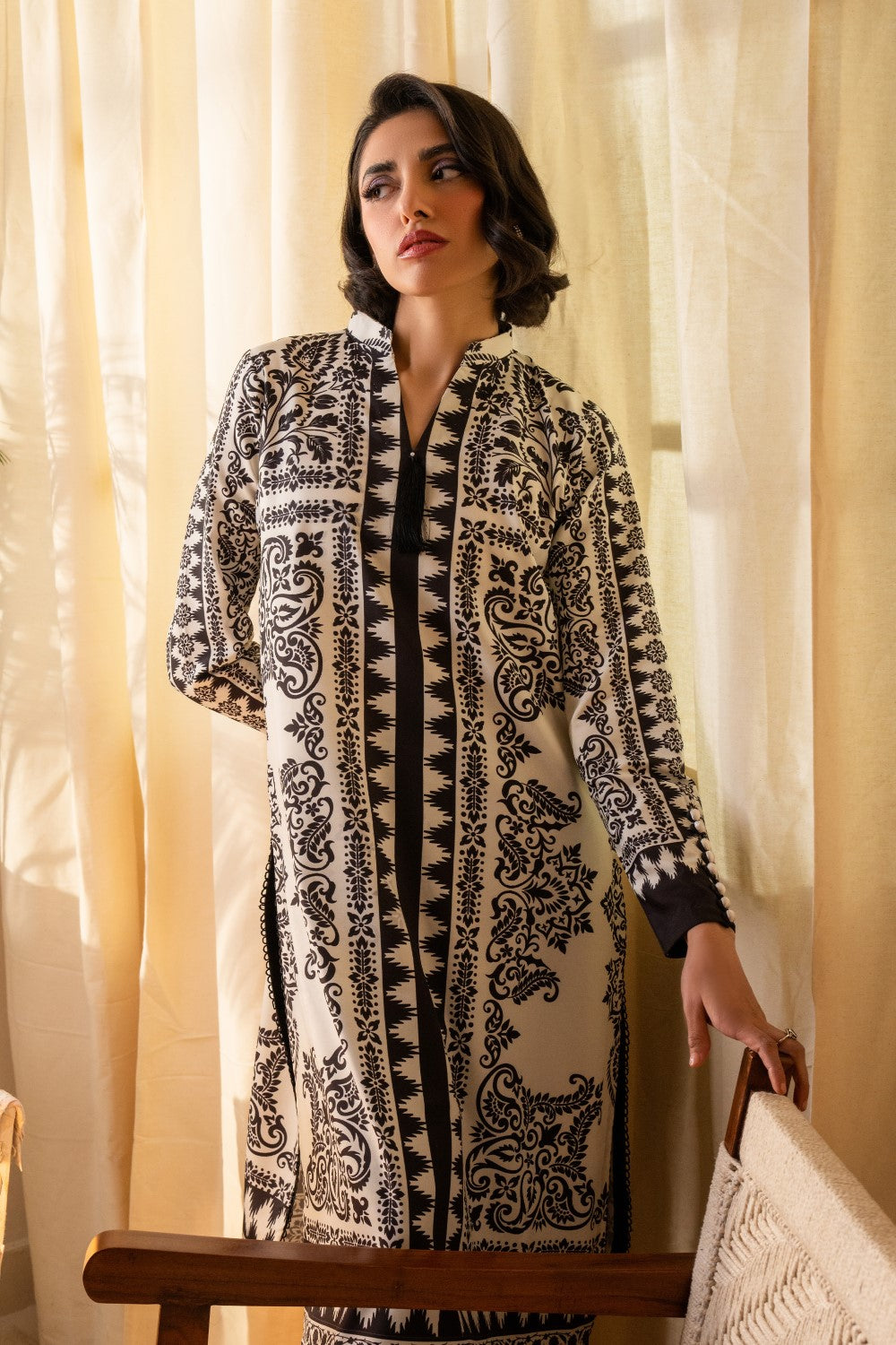 Maryum N Maria | Aurora Collection | GAMILA - MS50512 L White Crepe