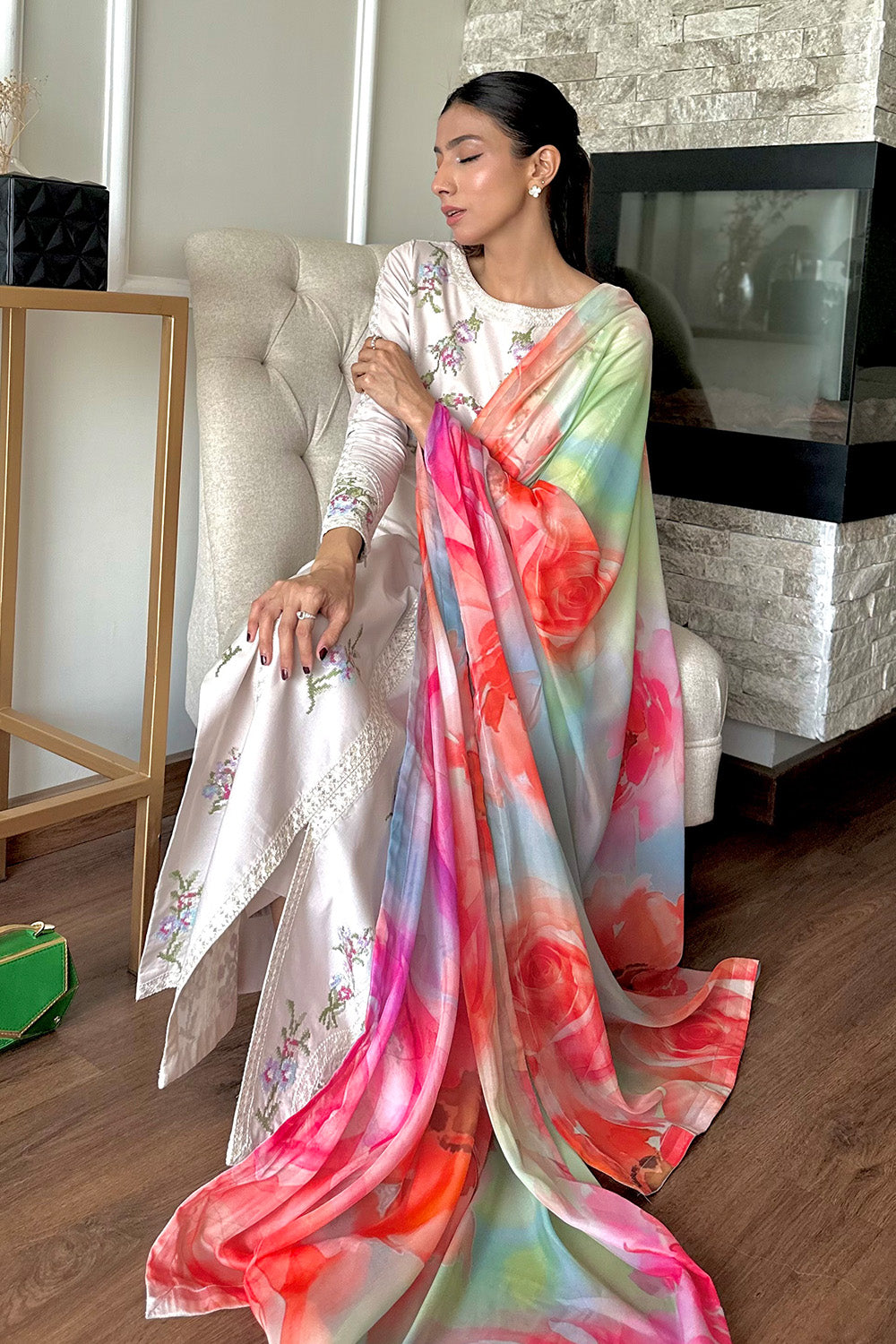 Maryum N Maria | Vasl Pret | ZEVA - MSS5705 - Pakistani Designer Dress - by Maryum N Maria - Type : - 100% Original at Saira Sultan