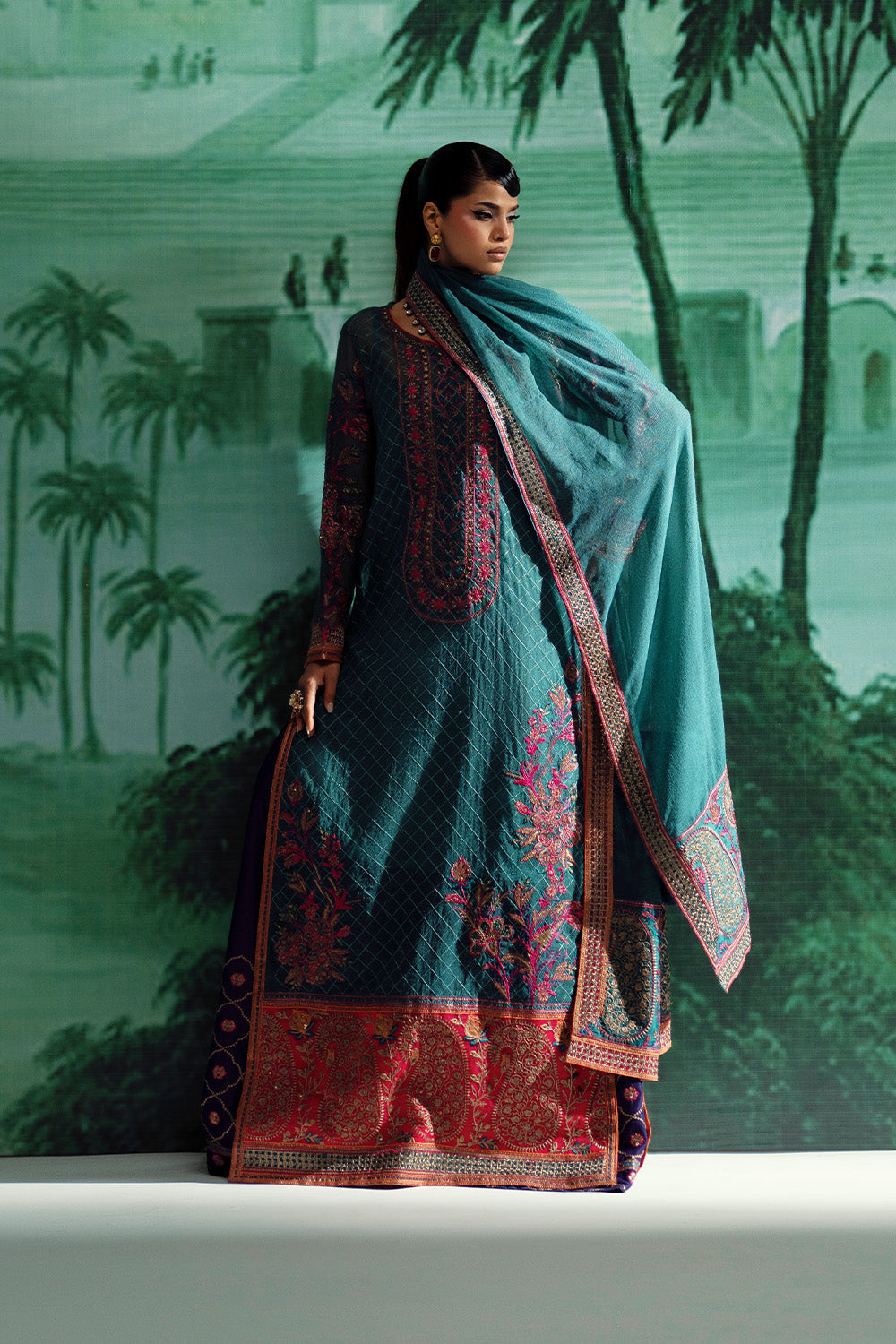Maryum N Maria | Mushal Formals | AMEELIE - MSU5542 - Pakistani Designer Dress - by Maryum N Maria - Type : Ladies Clothes - 100% Original at Saira Sultan