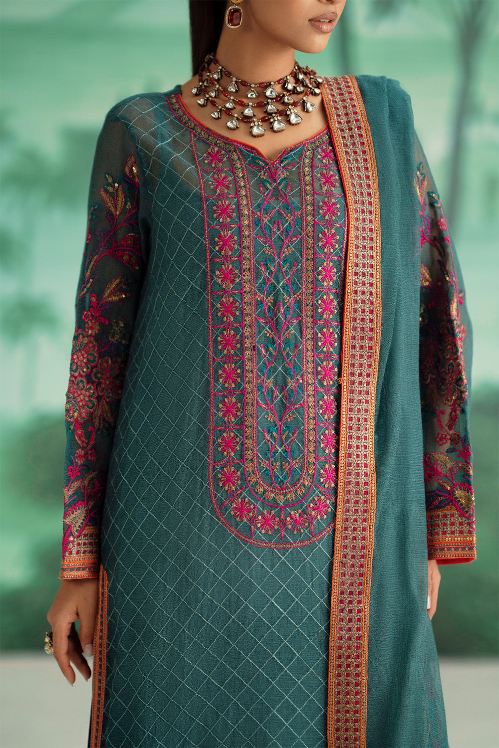 Maryum N Maria | Mushal Formals | AMEELIE - MSU5542 - Pakistani Designer Dress - by Maryum N Maria - Type : Ladies Clothes - 100% Original at Saira Sultan