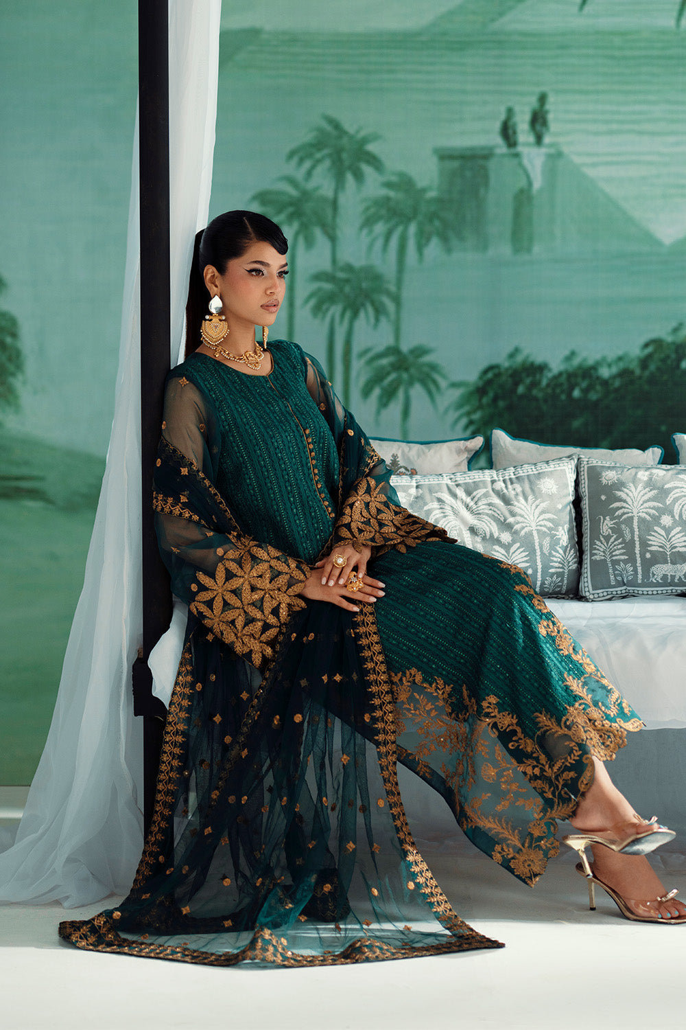 Maryum N Maria | Mushal Formals | SEPHORA - MSU5547 - Pakistani Designer Dress - by Maryum N Maria - Type : Ladies Clothes - 100% Original at Saira Sultan