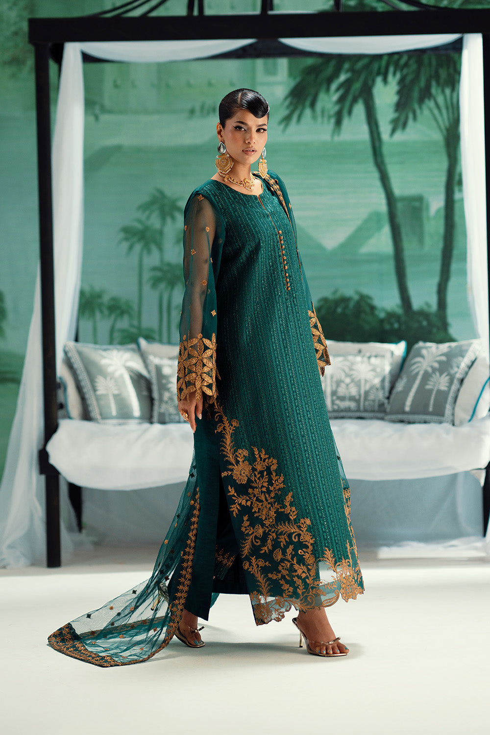Maryum N Maria | Mushal Formals | SEPHORA - MSU5547 - Pakistani Designer Dress - by Maryum N Maria - Type : Ladies Clothes - 100% Original at Saira Sultan