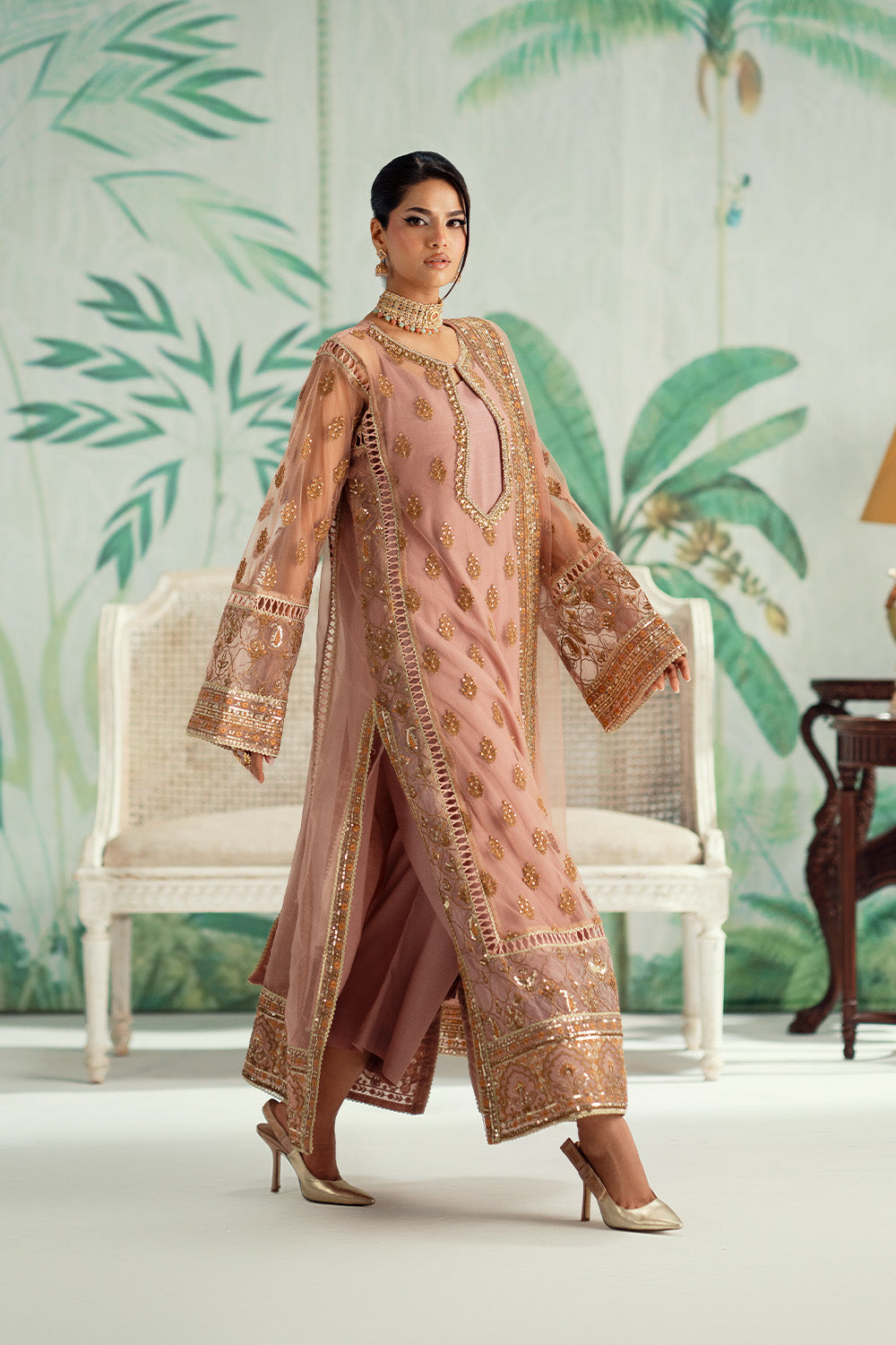 Maryum N Maria | Mushal Formals | NATHALIE - MSU5555 - Pakistani Designer Dress - by Maryum N Maria - Type : Ladies Clothes - 100% Original at Saira Sultan