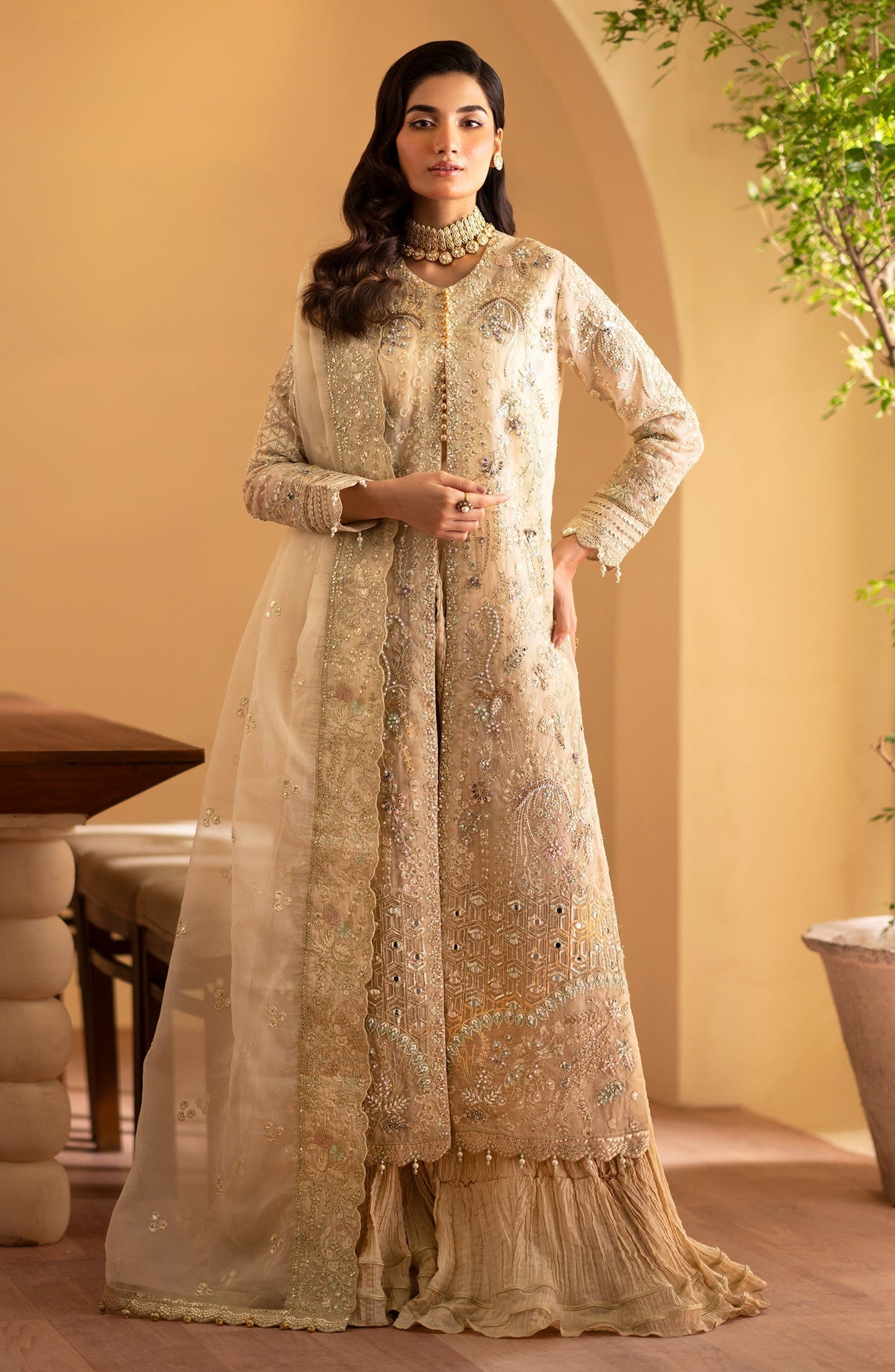 Emaan Adeel | Romansiyyah Luxury Formals 24 | Zafia - Pakistani Designer Dress - by Emaan Adeel | Type: Formal - 100% Original at Saira Sultan