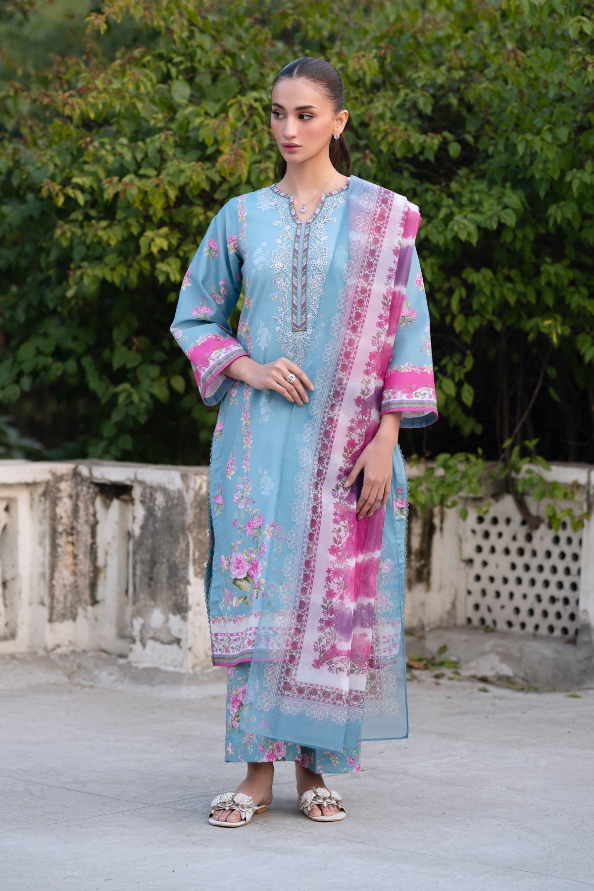 Xenia Formals | Summer Away 25 | ROSARIO S Sky Blue Lawn