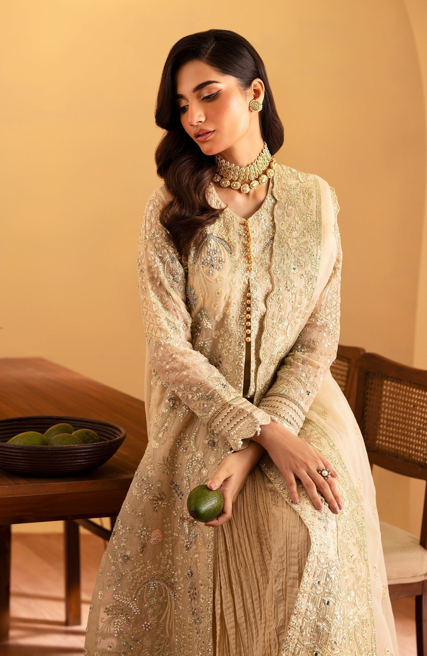 Emaan Adeel | Romansiyyah Luxury Formals 24 | Zafia - Pakistani Designer Dress - by Emaan Adeel | Type: Formal - 100% Original at Saira Sultan