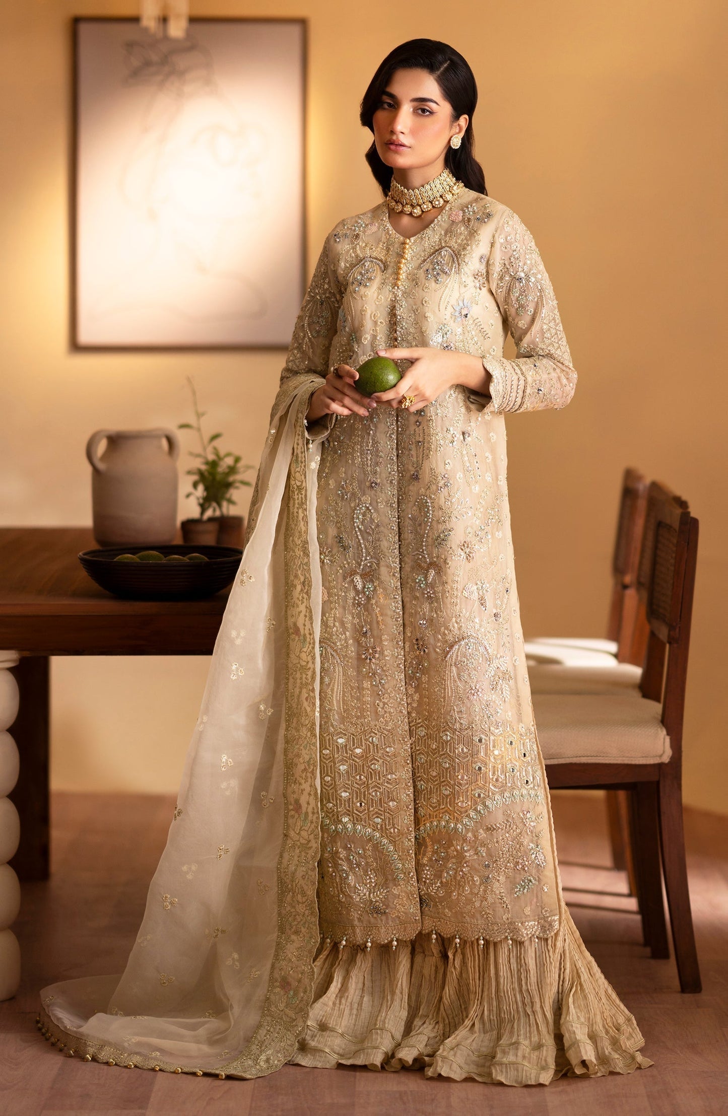 Emaan Adeel | Romansiyyah Luxury Formals 24 | Zafia - Pakistani Designer Dress - by Emaan Adeel | Type: Formal - 100% Original at Saira Sultan