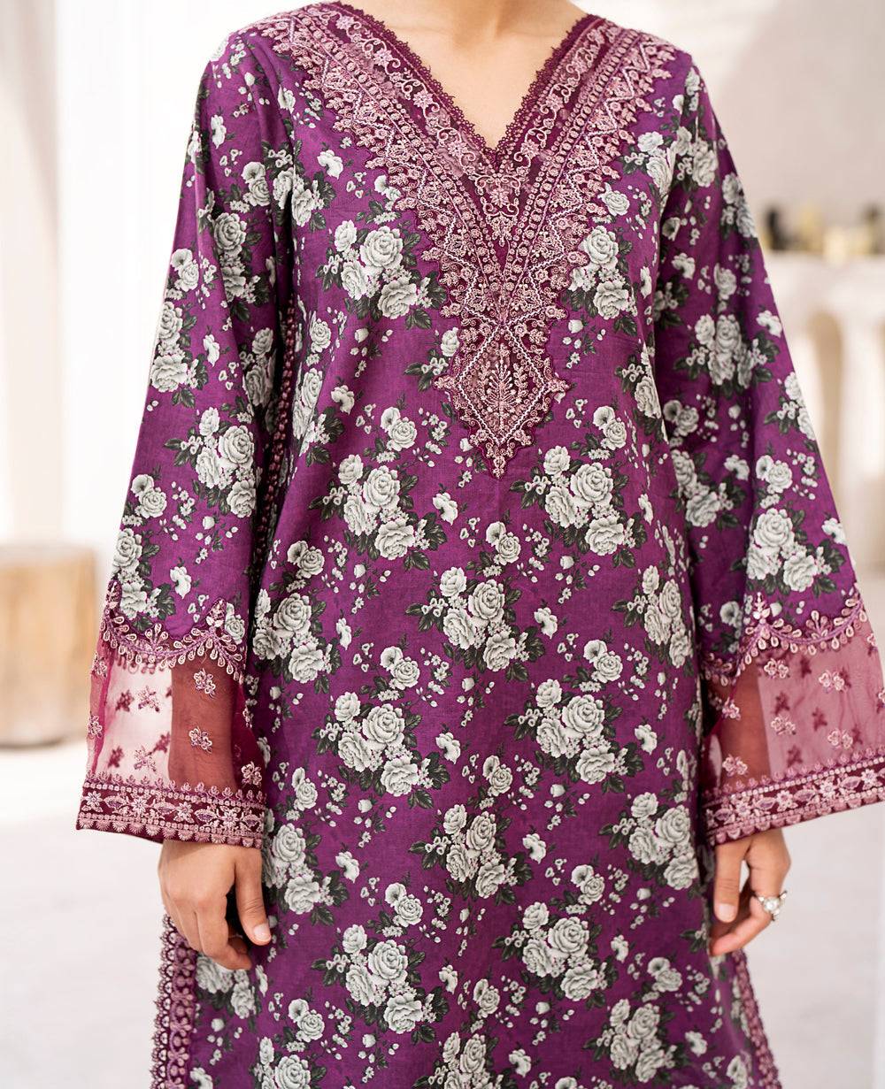 Xenia Formals | Summer Soiree Lawn | TAAMASI JAMUN - Pakistani Designer Dress - by Xenia Formals | Type: Casuals - 100% Original at Saira Sultan