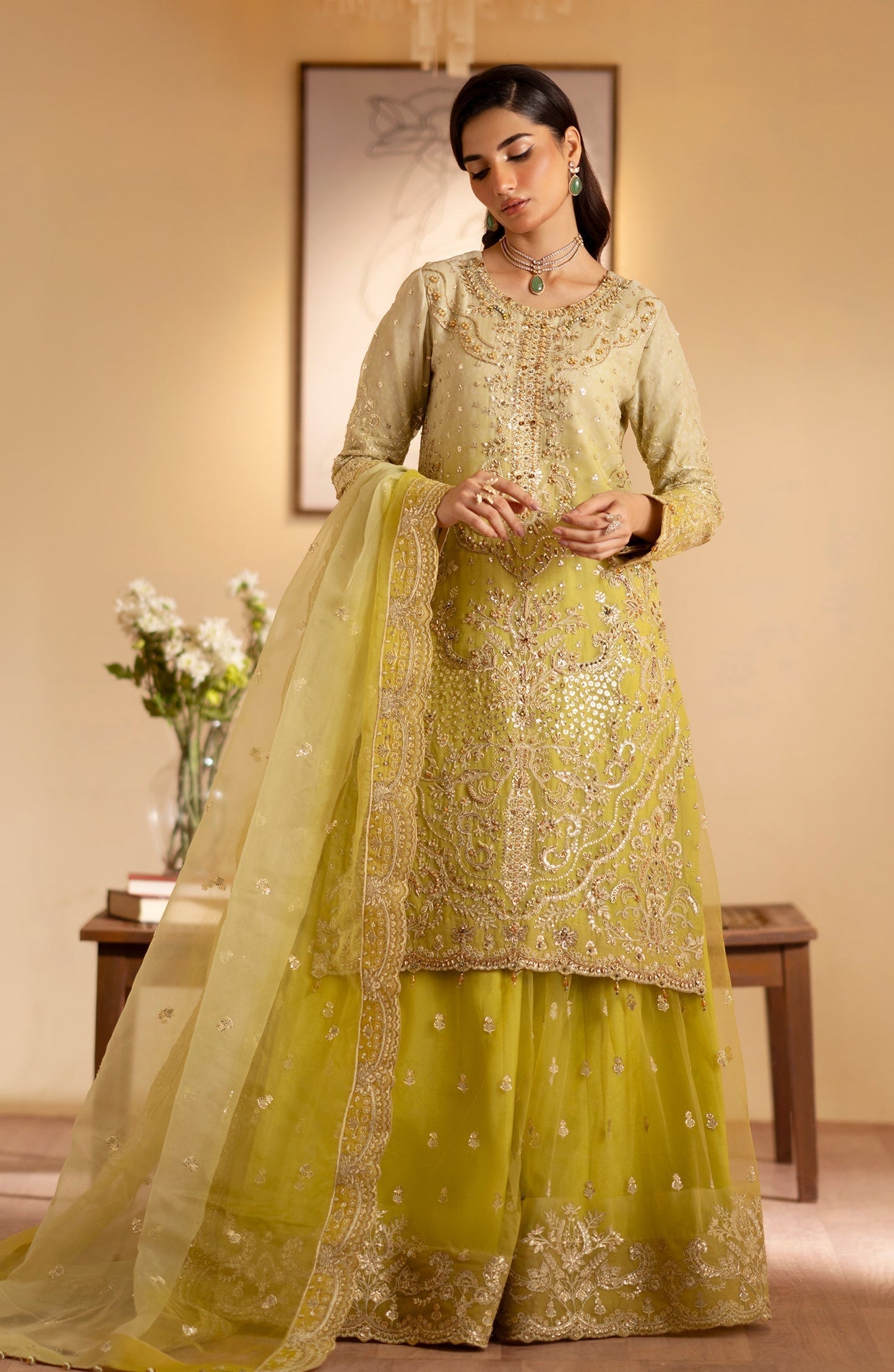Emaan Adeel | Romansiyyah Luxury Formals 24 | Sabian - Pakistani Designer Dress - by Emaan Adeel | Type: Formal - 100% Original at Saira Sultan