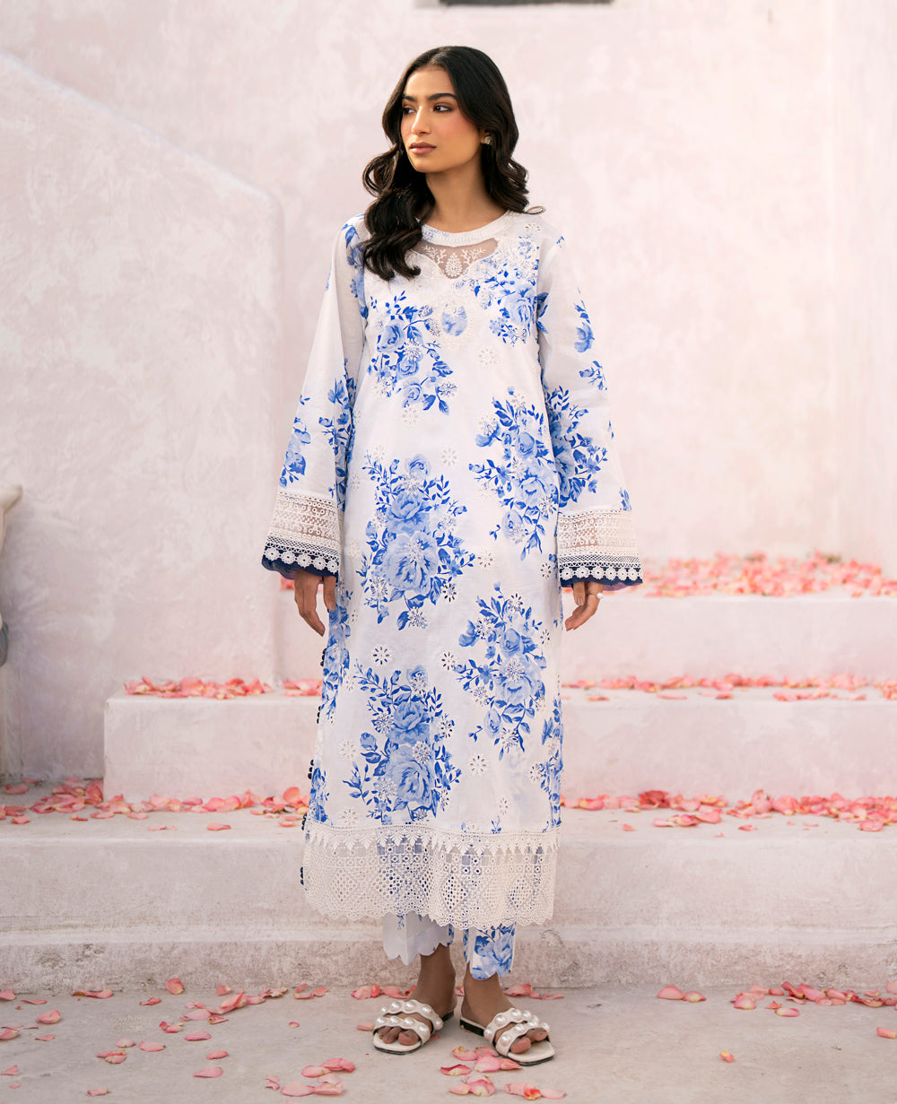 Xenia Formals | Summer Soiree Lawn | GRASSE - Pakistani Designer Dress - by Xenia Formals | Type: Casuals - 100% Original at Saira Sultan