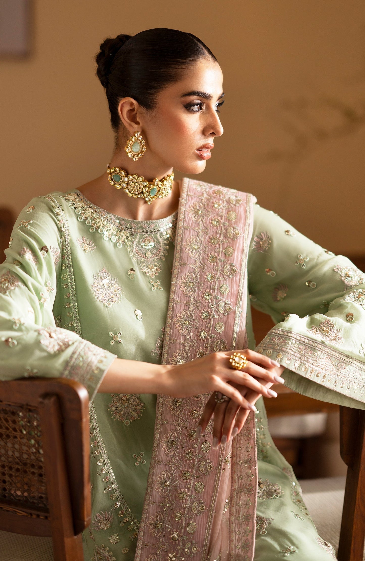 Emaan Adeel | Romansiyyah Luxury Formals 24 | Najmeh - Pakistani Designer Dress - by Emaan Adeel | Type: Formal - 100% Original at Saira Sultan