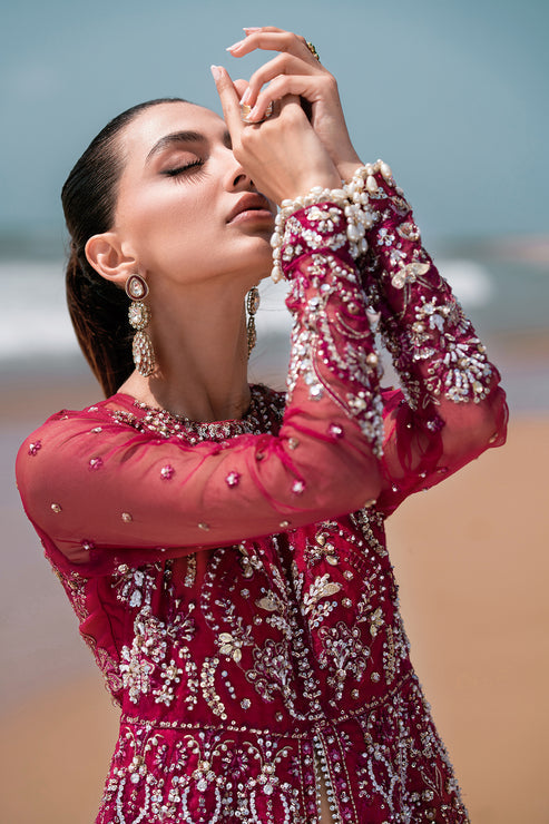 Emaan Adeel | Kamari Reveuse Wedding Formals | FLORA - Pakistani Designer Dress - by Emaan Adeel | Type: Ladies Clothes - 100% Original at Saira Sultan