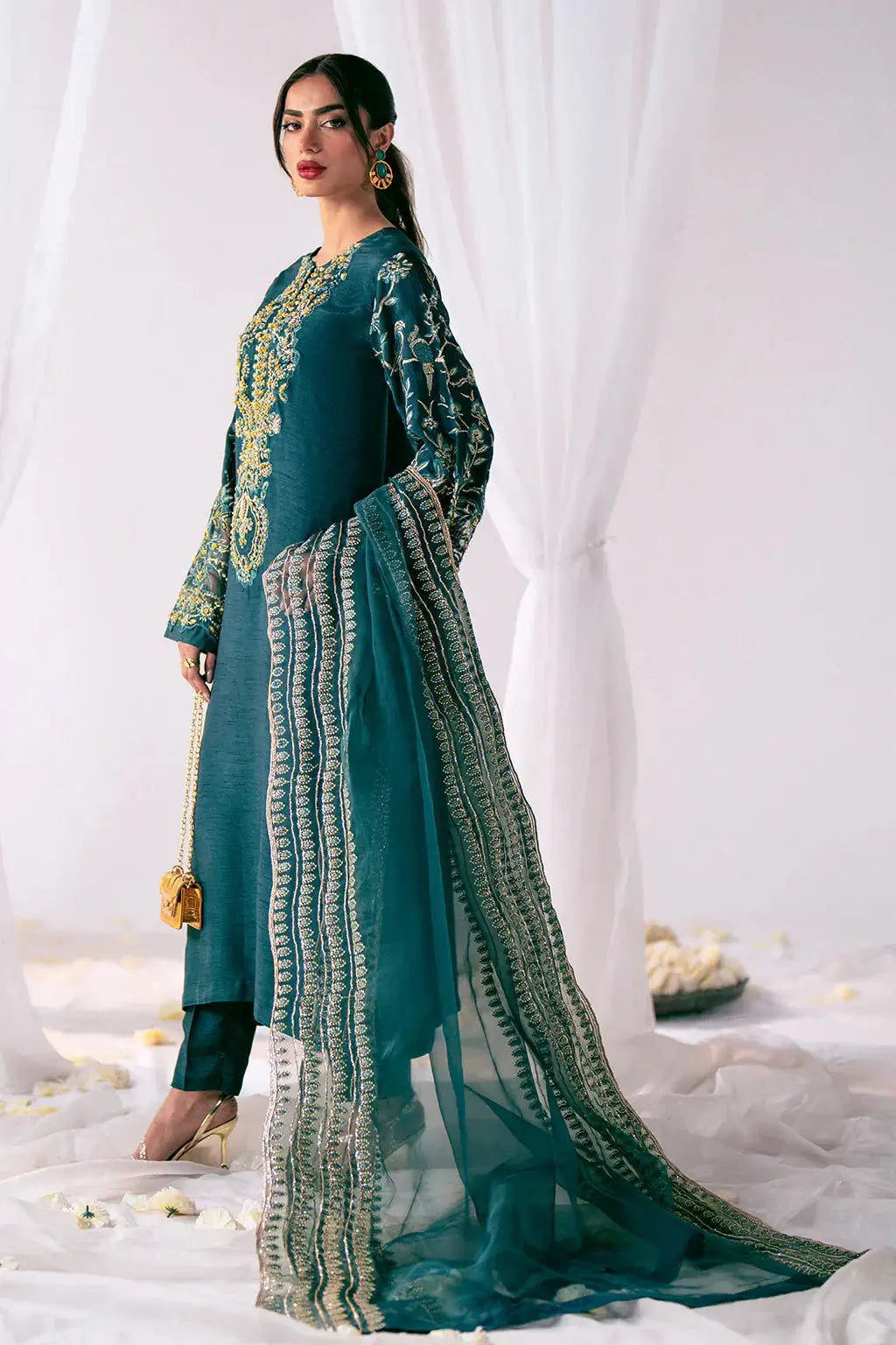 AJR Couture | Luxe Pret Eid | NORA - Pakistani Designer Dress - by AJR Couture | Type: Luxury - 100% Original at Saira Sultan