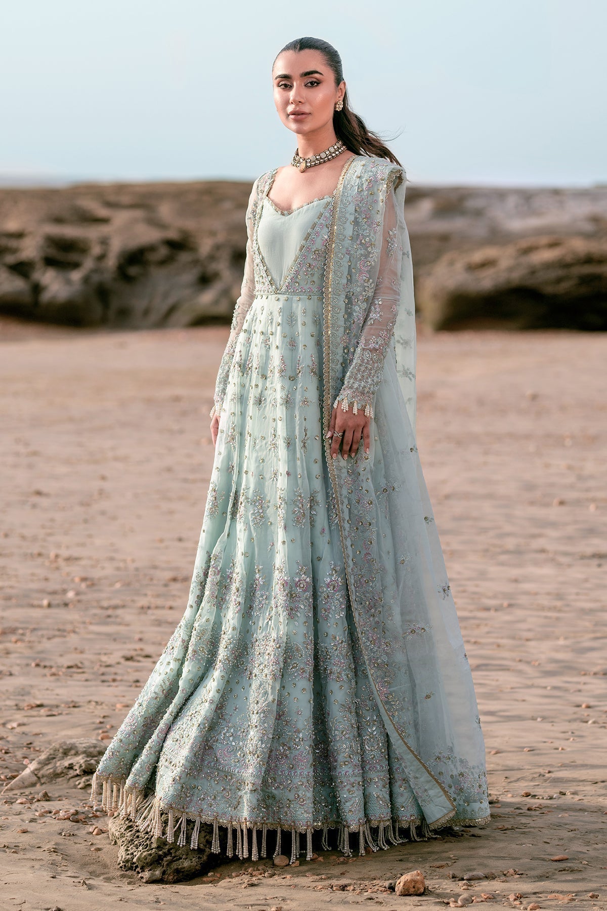 Emaan Adeel | Kamari Reveuse Wedding Formals | LUNYA - Pakistani Designer Dress - by Emaan Adeel | Type: Ladies Clothes - 100% Original at Saira Sultan
