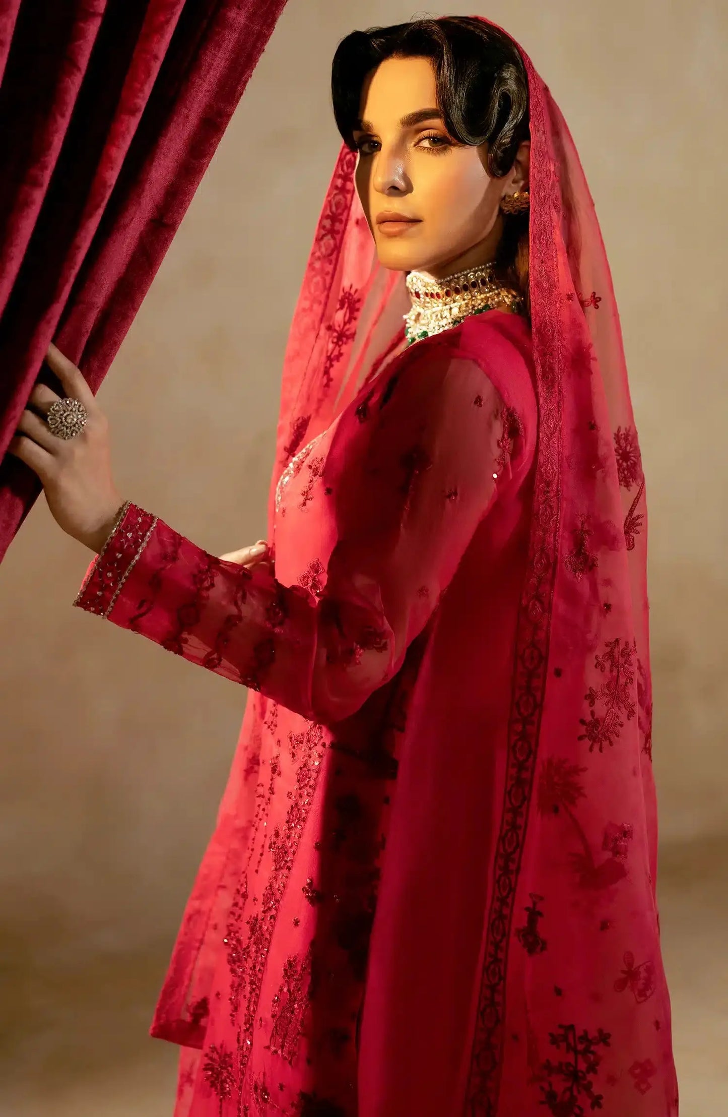 Maryum N Maria | Zamani Beghum Formals 23 | Tourmaline-(MW23-513) - Pakistani Designer Dress - by Maryum N Maria | Type: Formal - 100% Original at Saira Sultan