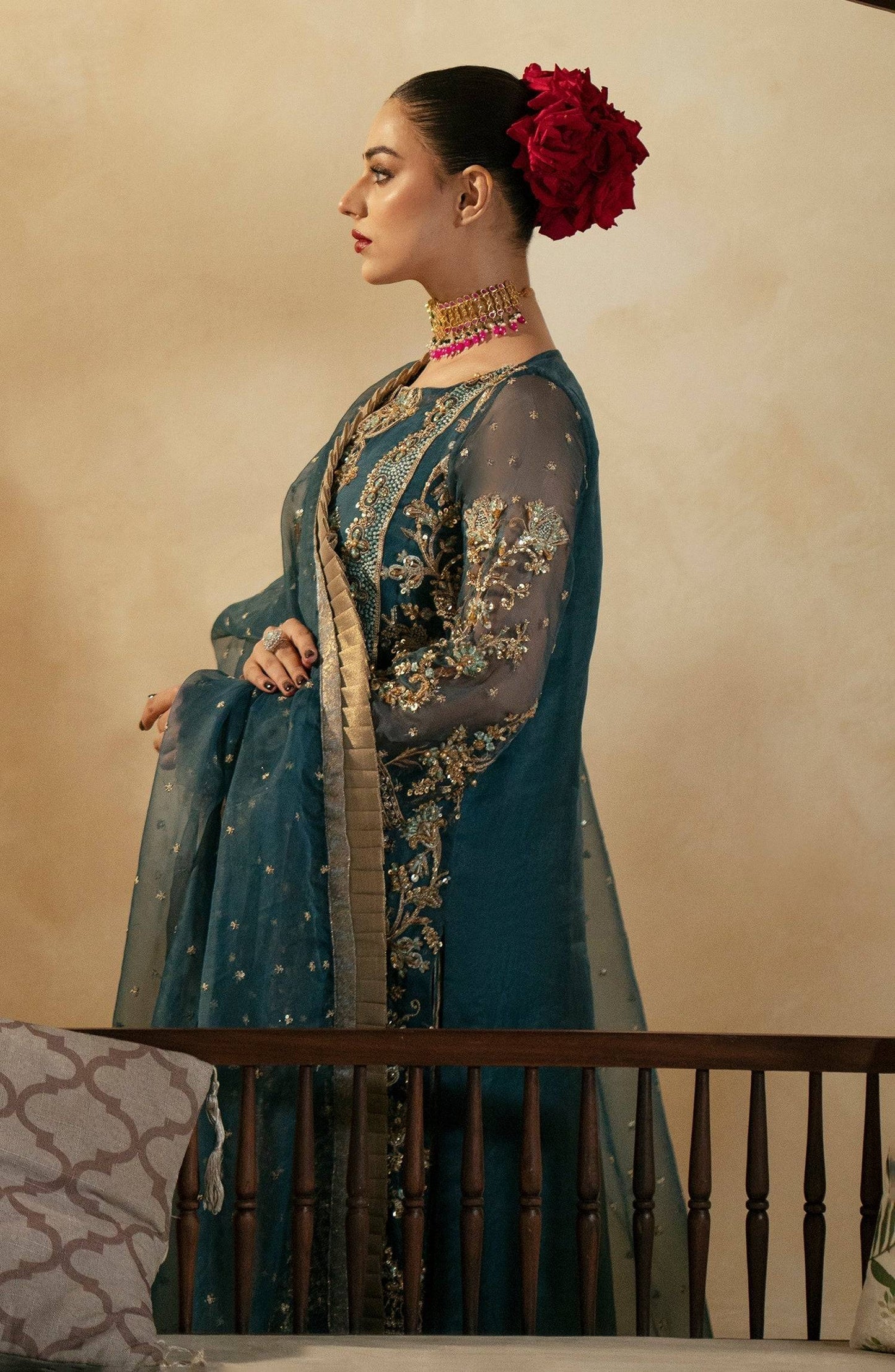 Maryum N Maria | Zamani Beghum Formals 23 | Zircon-(MW23-514) - Pakistani Designer Dress - by Maryum N Maria | Type: Bridal - 100% Original at Saira Sultan