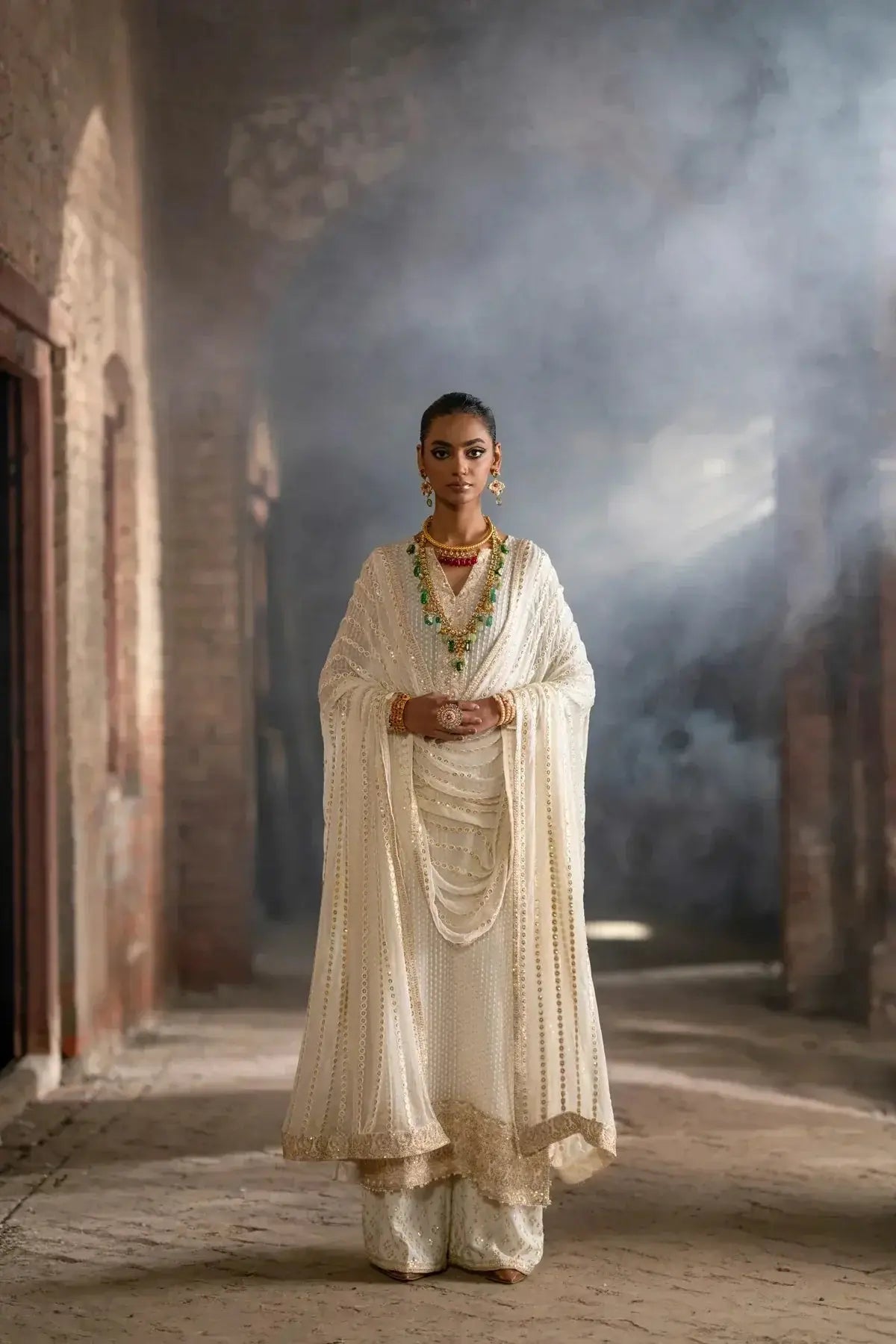 Erum Khan | Mannat Formals | Tabeer - Pakistani Designer Dress - by Erum Khan | Type: Bridal - 100% Original at Saira Sultan