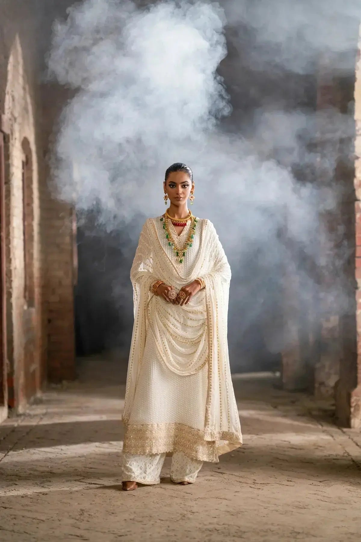Erum Khan | Mannat Formals | Tabeer - Pakistani Designer Dress - by Erum Khan | Type: Bridal - 100% Original at Saira Sultan