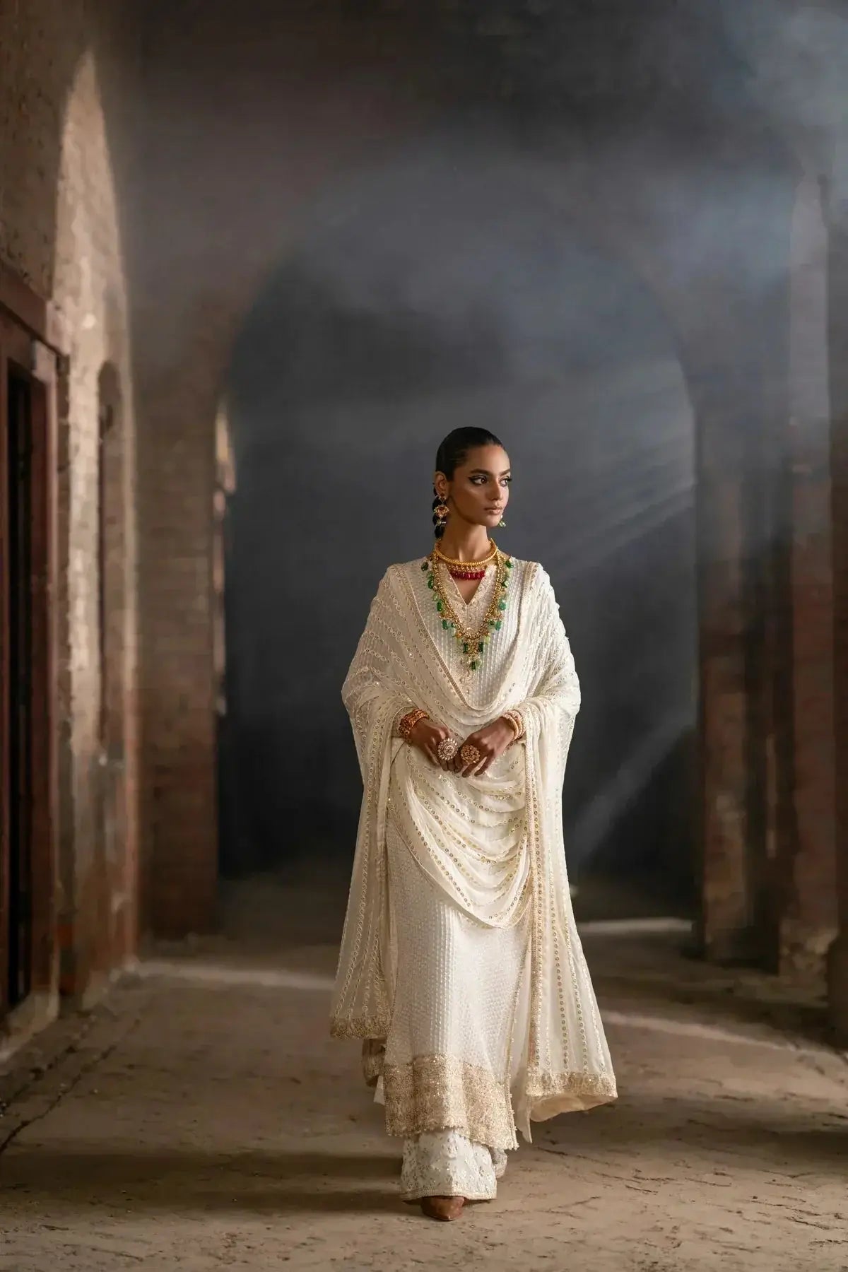 Erum Khan | Mannat Formals | Tabeer - Pakistani Designer Dress - by Erum Khan | Type: Bridal - 100% Original at Saira Sultan