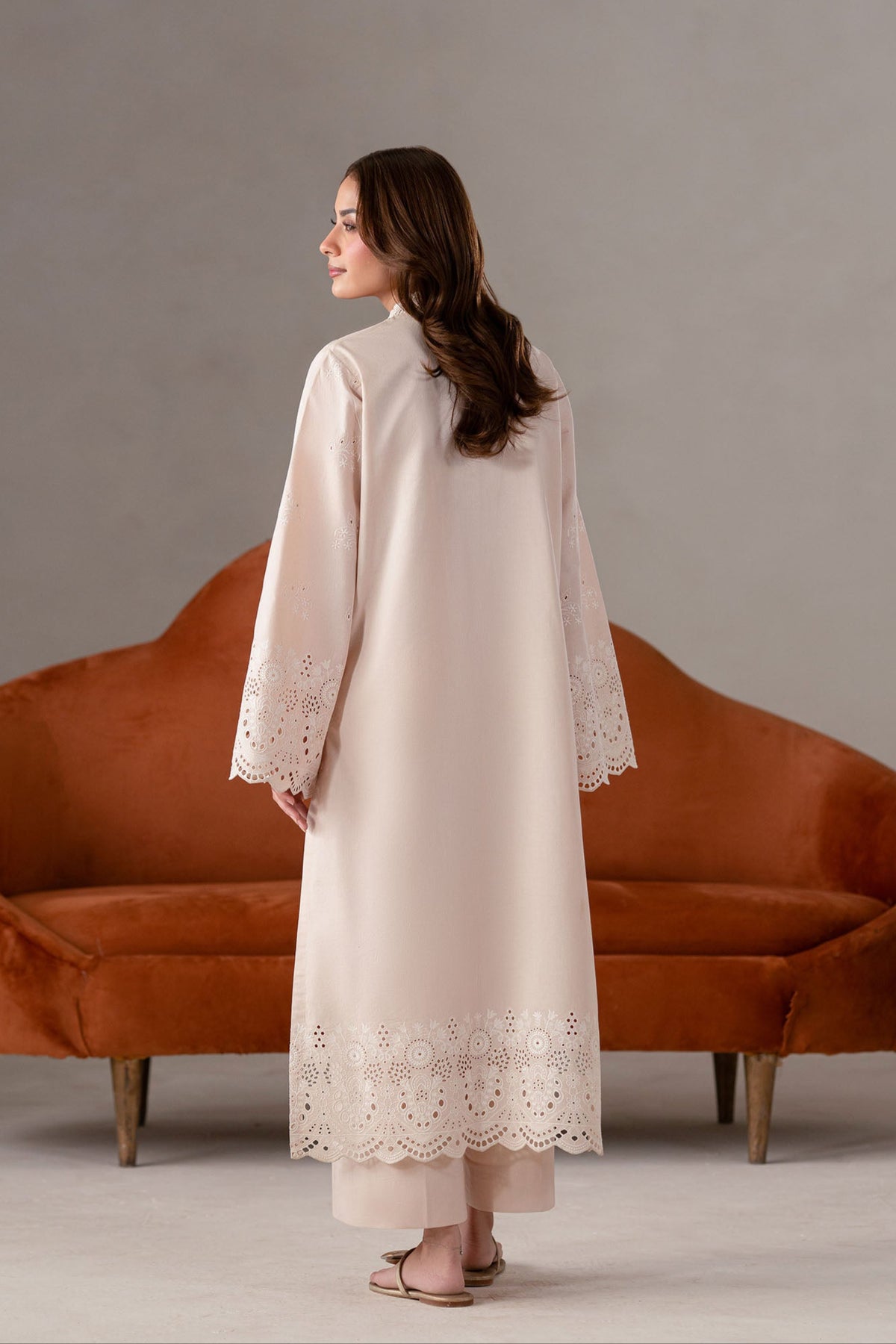 Akbar Aslam | Pret Lawn | Zira S Pale Pink Lawn
