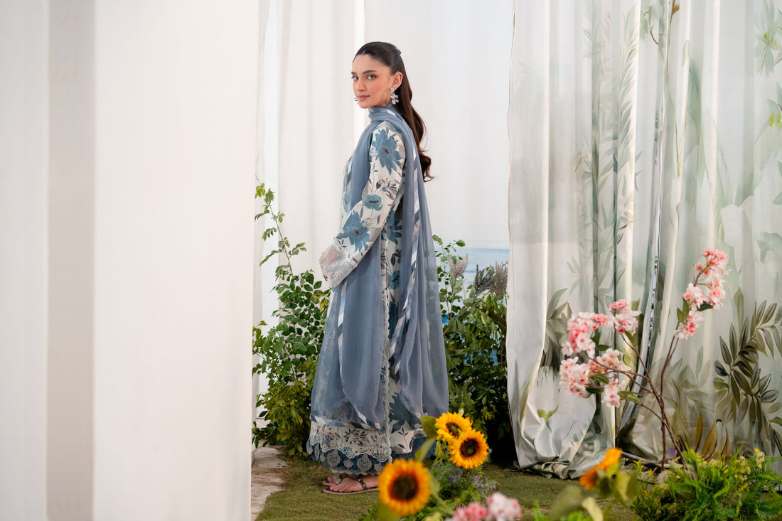Aabyaan | Shezlin Chikankari Ramadan Edit 25 | ARZU (AR-14) XL Off White Lawn