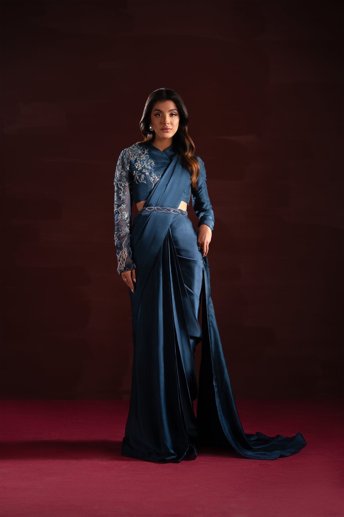 Ayesha and Usman | Celestial Night | Aria XS Zinc Pure Raw Silk