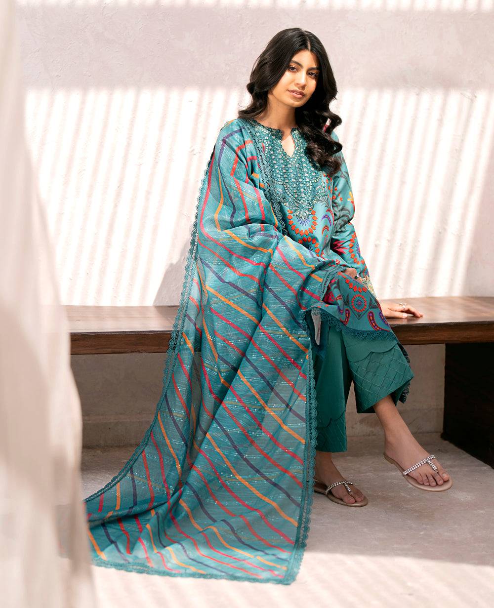 Xenia Formals | Summer Soiree Lawn | SORSO - Pakistani Designer Dress - by Xenia Formals | Type: Casuals - 100% Original at Saira Sultan