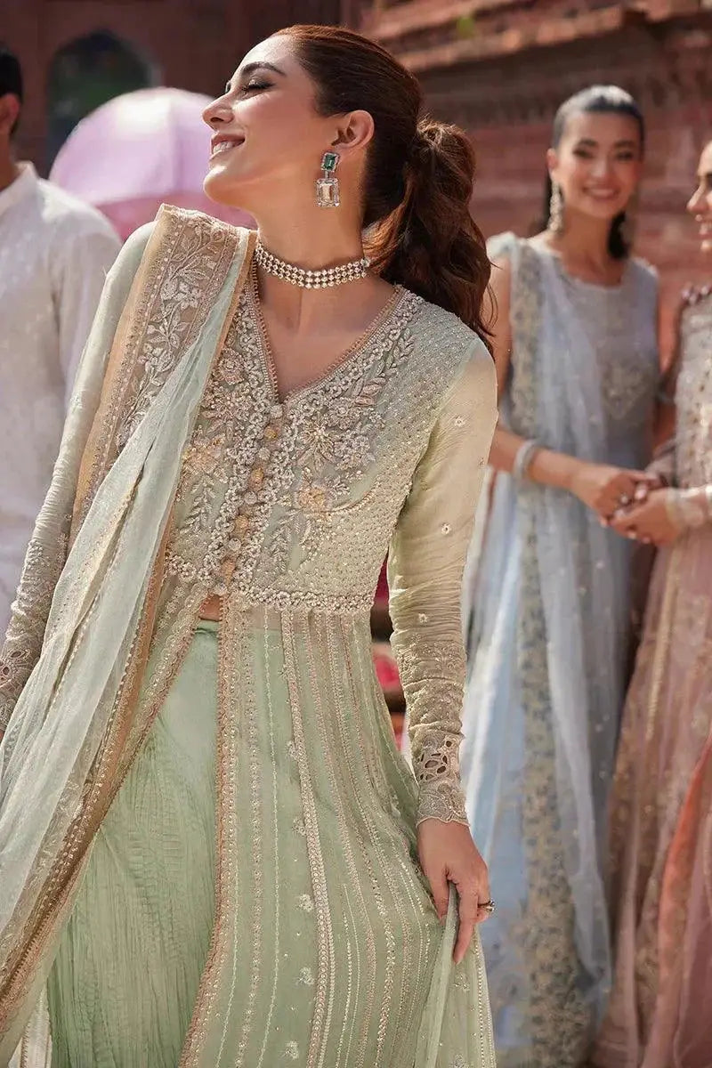 Mushq | Izhar Luxury Chiffon Collection 23 | Shahana - Pakistani Designer Dress - by Mushq | Type: Bridal - 100% Original at Saira Sultan