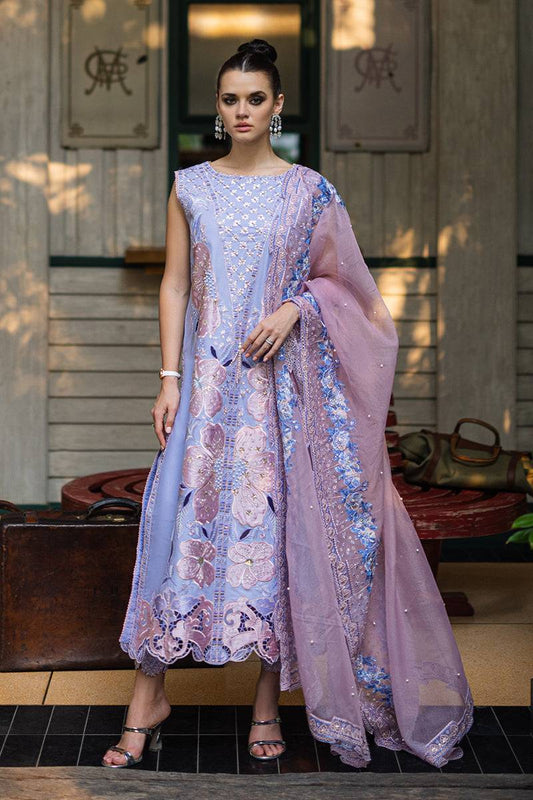 Mushq | Orient Express Luxury Lawn | SOLEIL - Pakistani Designer Dress - by Mushq | Type: Luxury - 100% Original at Saira Sultan