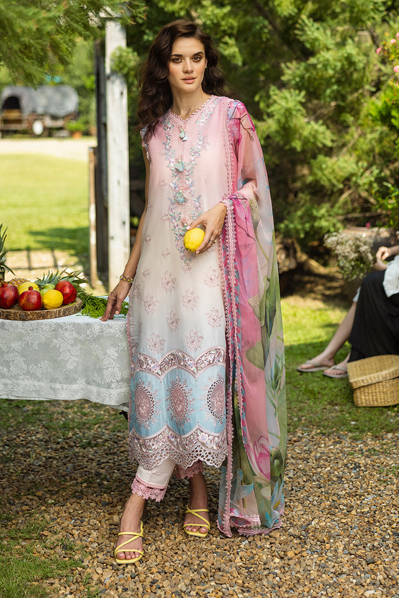 Mushq | Solace Ombre Chikankari | Sorriso XS Chikankari Lawn Lavender Pinocchio
