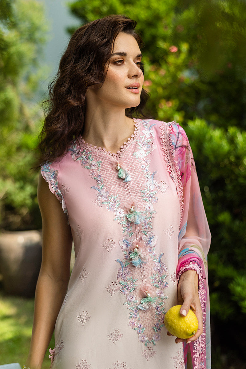 Mushq | Solace Ombre Chikankari | Sorriso XL Chikankari Lawn Lavender Pinocchio