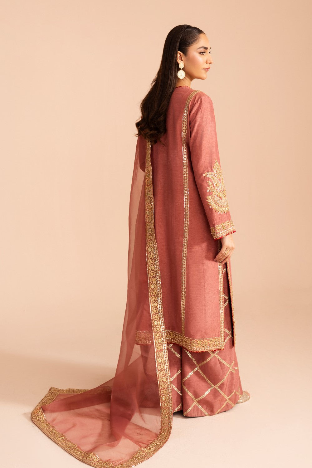 Maryum N Maria | Iris Formals | BIRVA - MW40001 M Dusty Pink Viscose Cotton