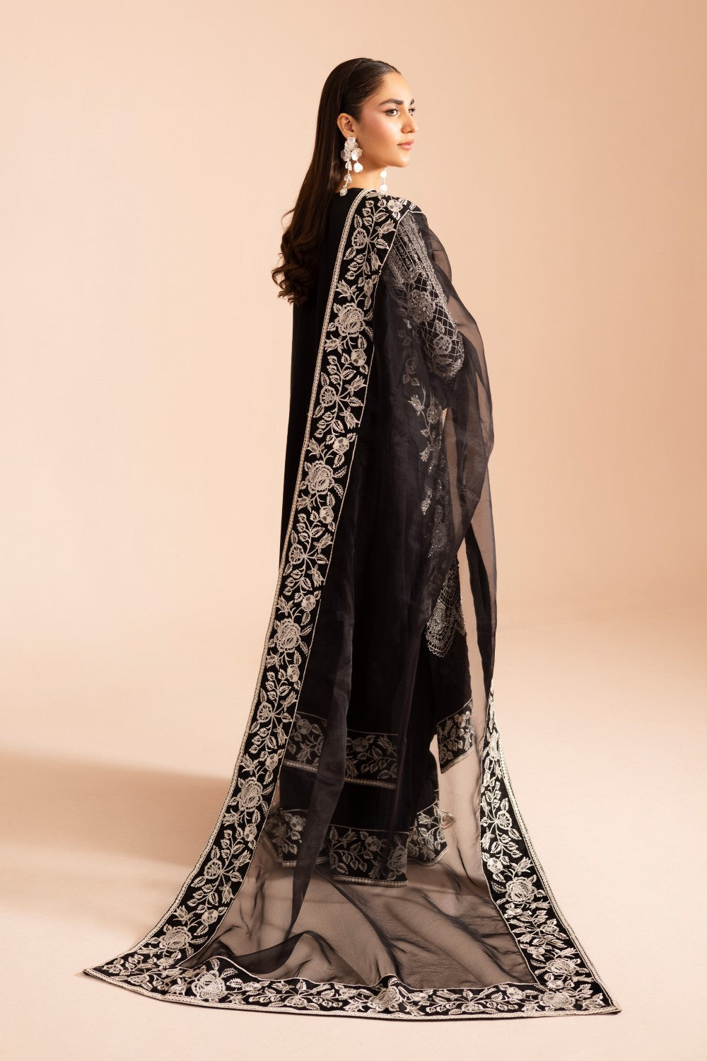 Maryum N Maria | Iris Formals | JANEA - MW40015 M Black Viscose Cotton