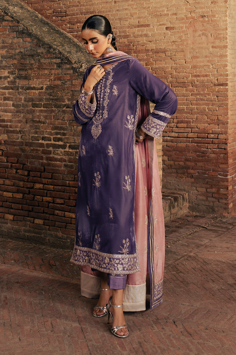 Maryum N Maria | Gulshan e Makhmal | MAELLE - MSS5606 by Maryum N Maria - Designer Dress - Type : Ladies Clothes - Available at Saira Sultan - 100% Original