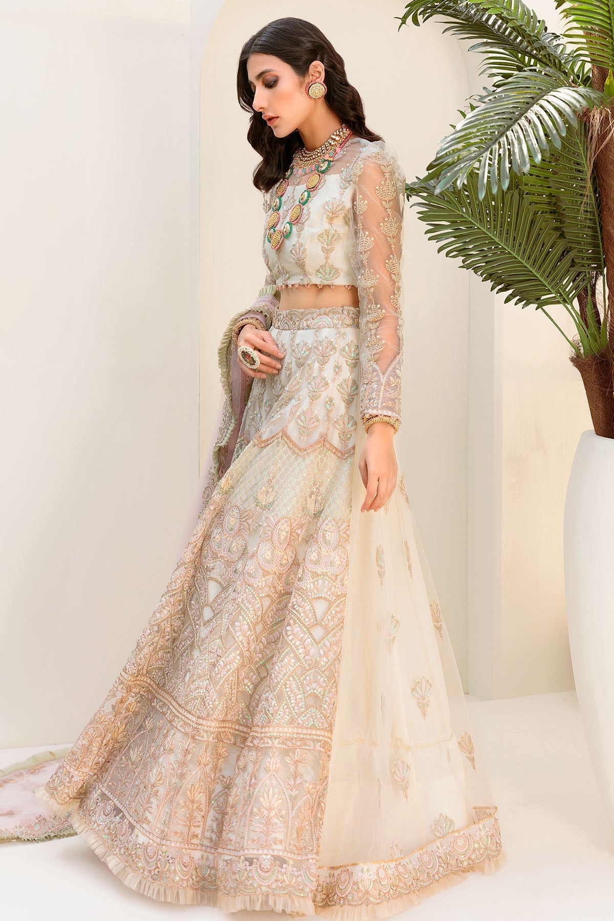 Motifz | Luxury Formal | 3186-PINK-SALT - Pakistani Designer Dress - by Motifz - Type : Ladies Clothes - 100% Original at Saira Sultan