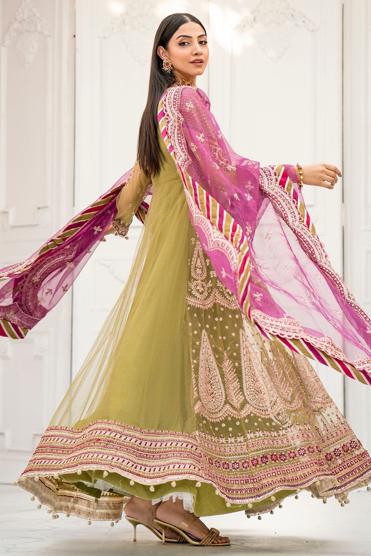 Motifz | Luxury Formal | 4115-ELLA - Pakistani Designer Dress - by Motifz - Type : Ladies Clothes - 100% Original at Saira Sultan
